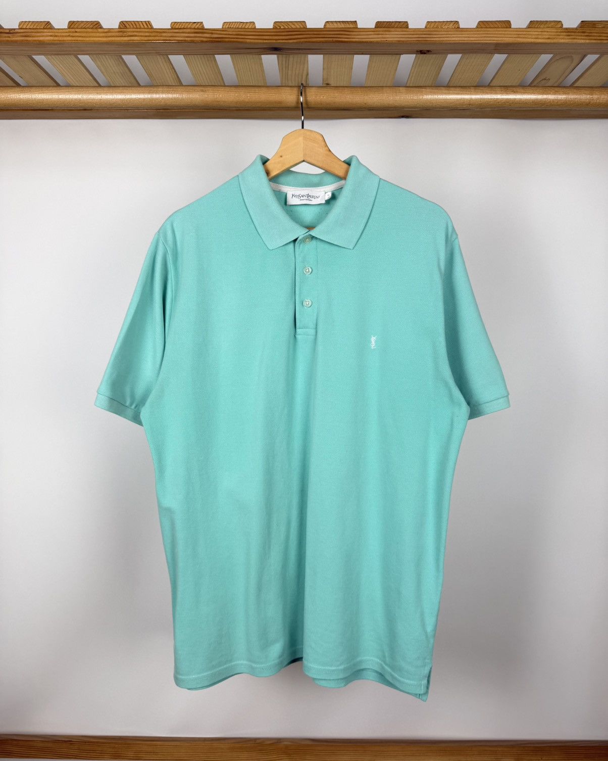 Yves Saint Laurent Vintage Yves Saint Laurent Polos Shirt YSL Logo Size XL Size US XL / EU 56 / 4 - 1 Thumbnail