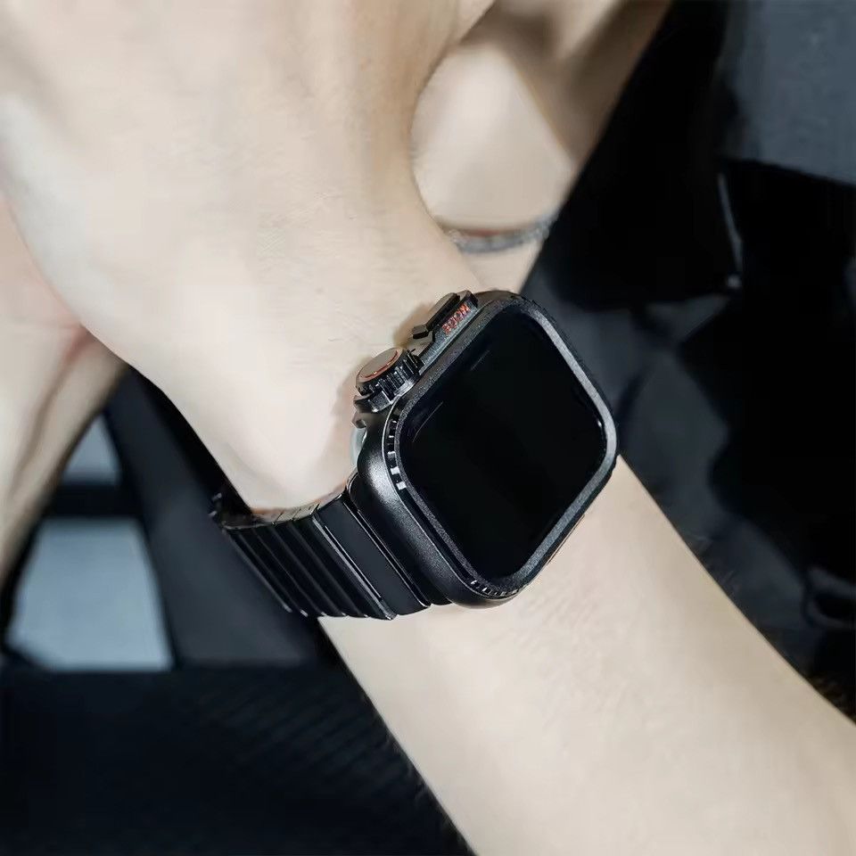 Jewelry Case+Strap for Apple Watch Band- Black - 45 Mm Size ONE SIZE - 3 Thumbnail