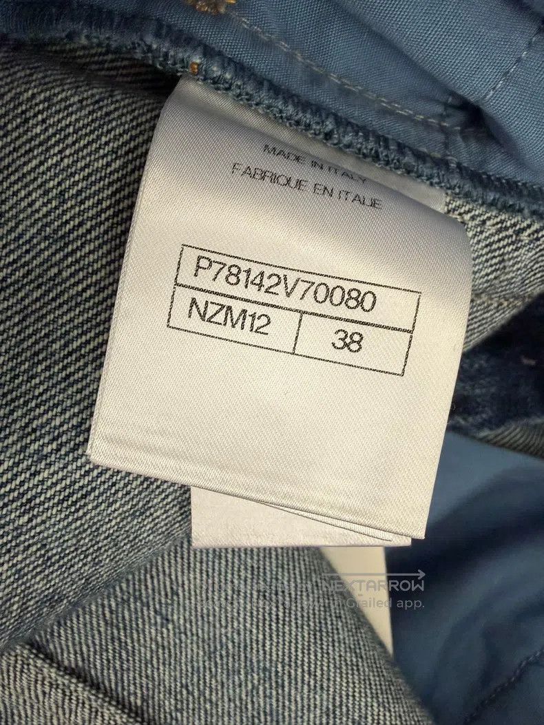 Chanel Chanel Autumn and winter love embroidery graffiti blue str Size 25" / US 0 / IT 36 - 6 Thumbnail