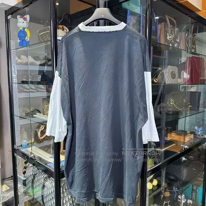 Balenciaga Balenciaga Skiing Circle Black and Grey Short Sleeve Size US M / EU 48-50 / 2 - 2 Thumbnail