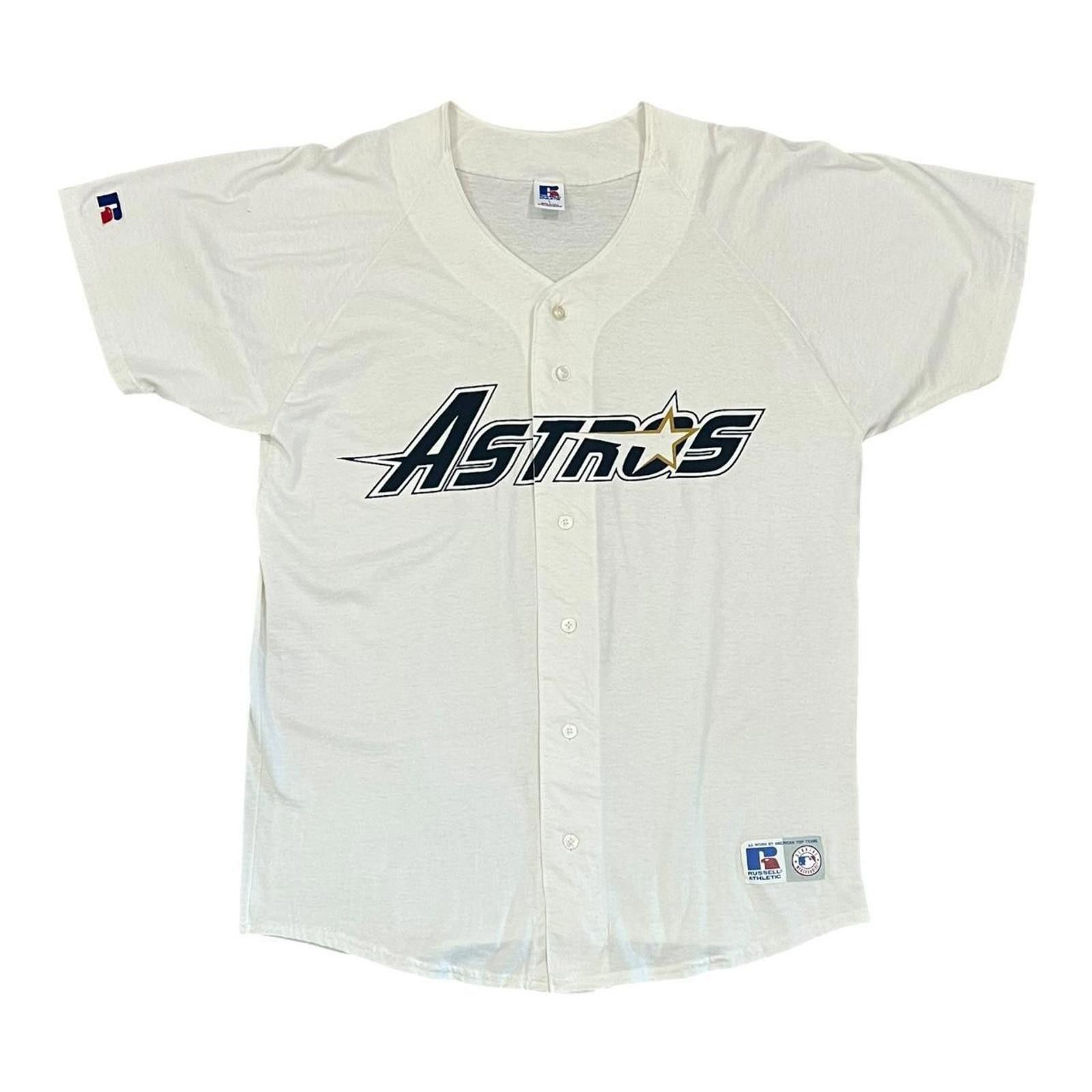 Russell Athletic Vintage 90s Houston Astros Gold Star Russell Jersey Size US L / EU 52-54 / 3 - 1 Thumbnail