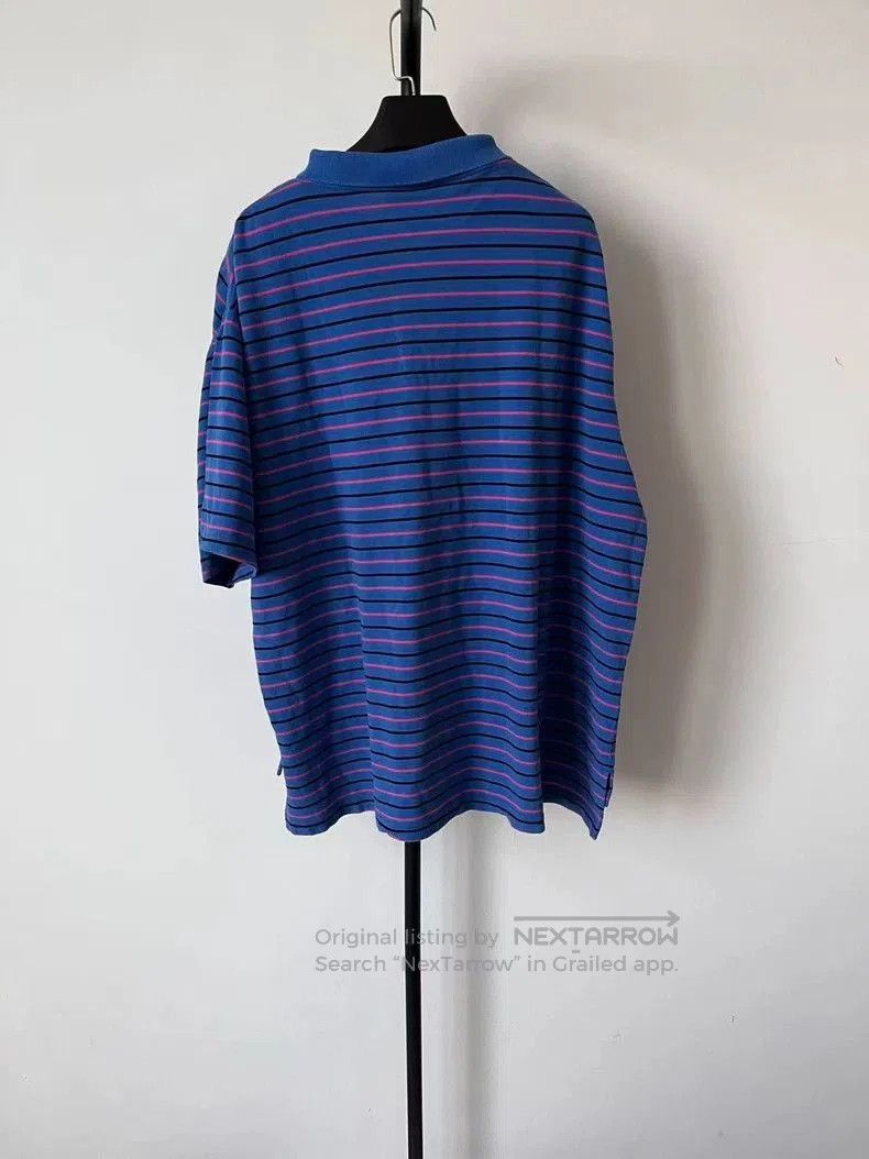 Balenciaga Balenciaga Striped Embroidered Polo Shirt . Size US L / EU 52-54 / 3 - 2 Thumbnail