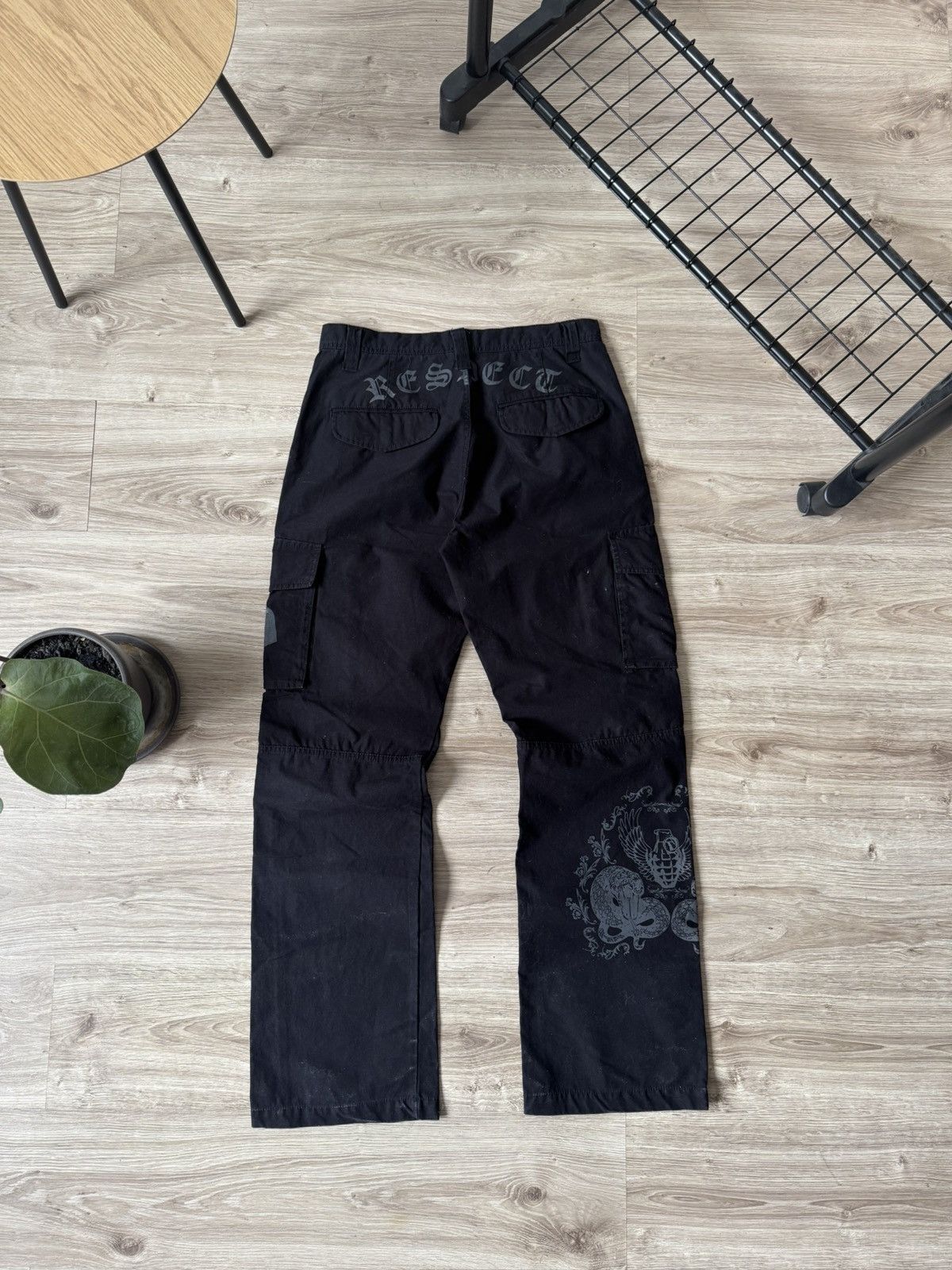 Other Vintage Y2K Fishbone Japanese Cargo Pants Size US 32 / EU 48 - 4 Thumbnail