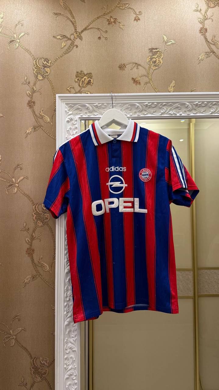 Adidas BAYERN MUNICH 1995 1997 SIGNED SHIRT FOOTBALL SOCCER JERSEY Size US M / EU 48-50 / 2 - 1 Thumbnail