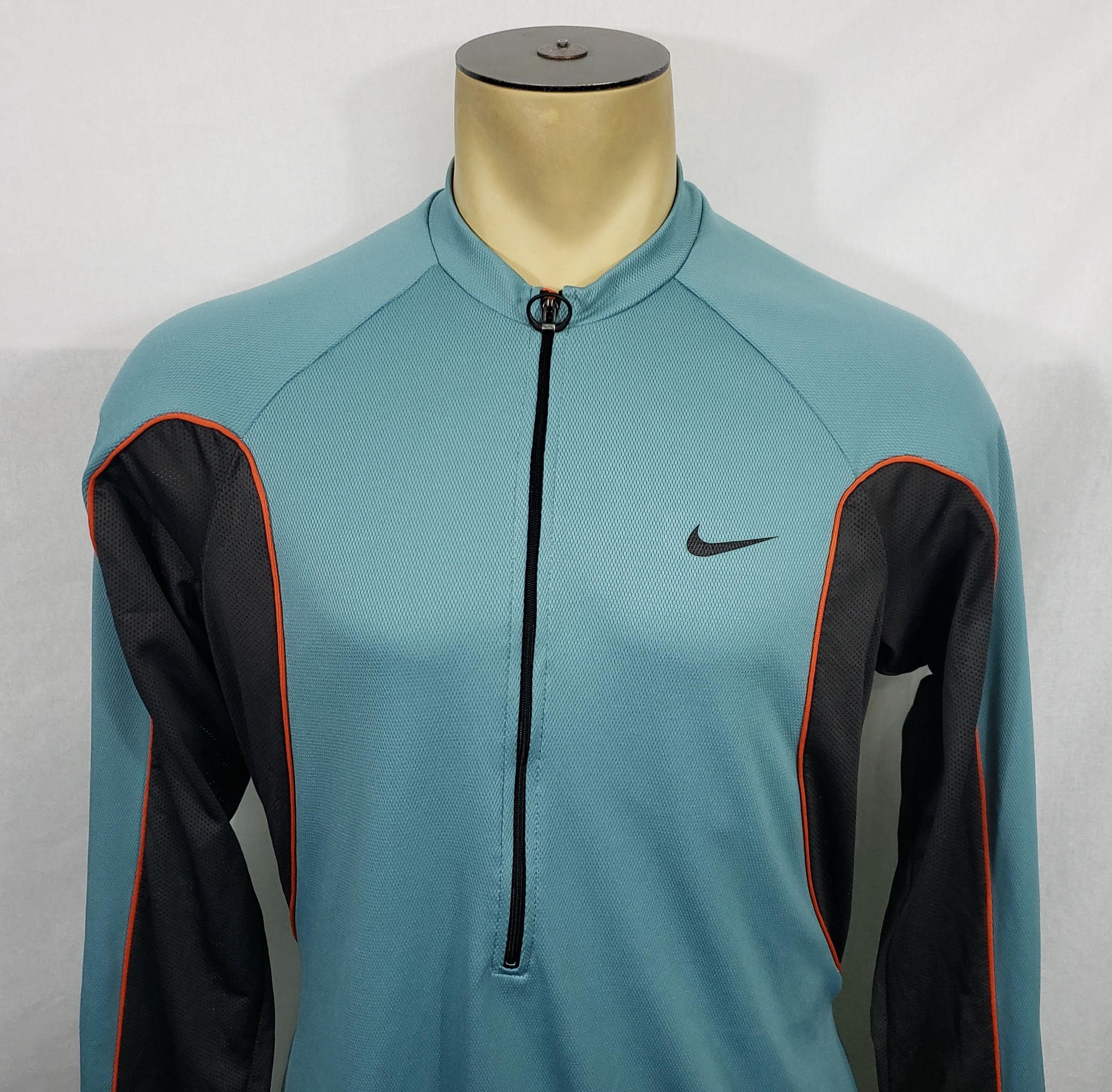 Nike × Nike ACG Vtg 90s Nike ACG USA 3/4 zip long sleeve cycling jersey Size US M / EU 48-50 / 2 - 2 Thumbnail
