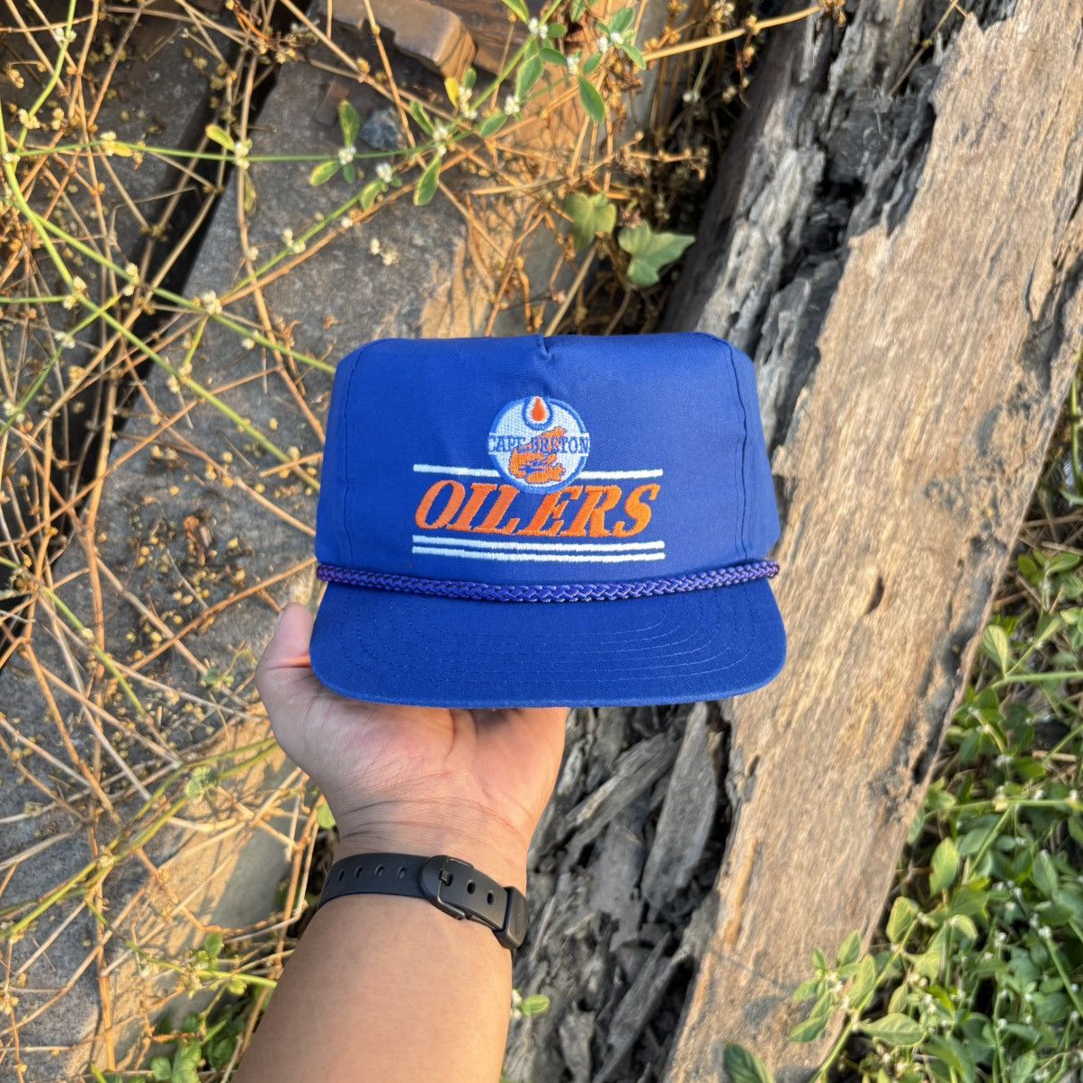 Vintage vtg hat oilers cape.breton Size ONE SIZE - 1 Thumbnail