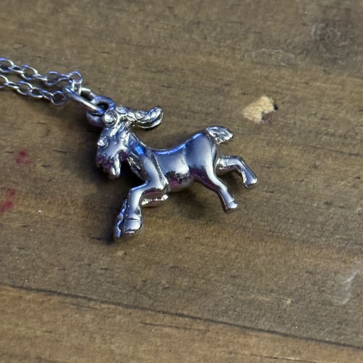 Express Express silver tone Capricorn goat pendant necklace Size ONE SIZE - 3 Thumbnail