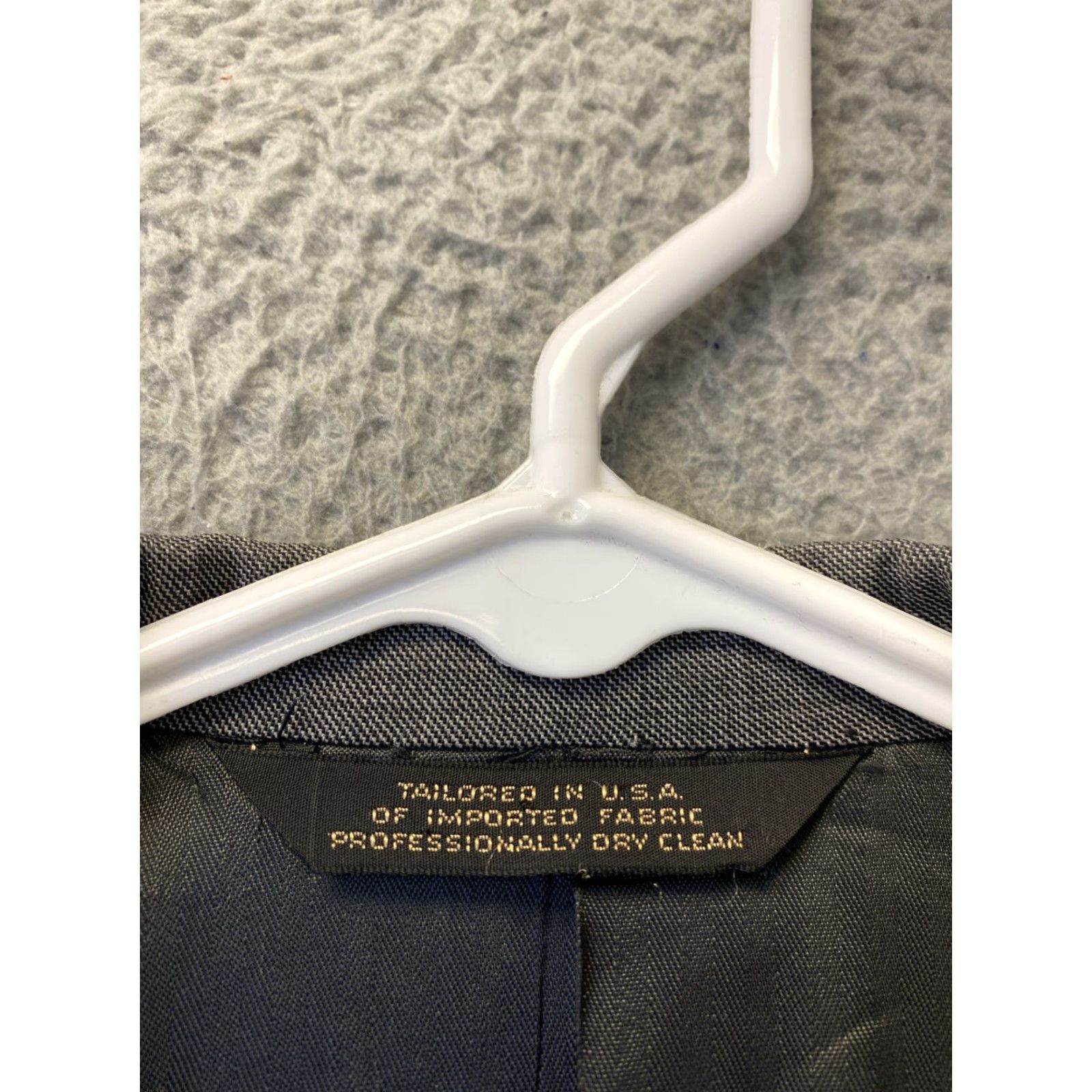 Vintage VINTAGE H Oritsky Suit Mens 40R Gray Wool Two Button Single Breast 36X32 Pants/71-59 Size 40R - 5 Thumbnail