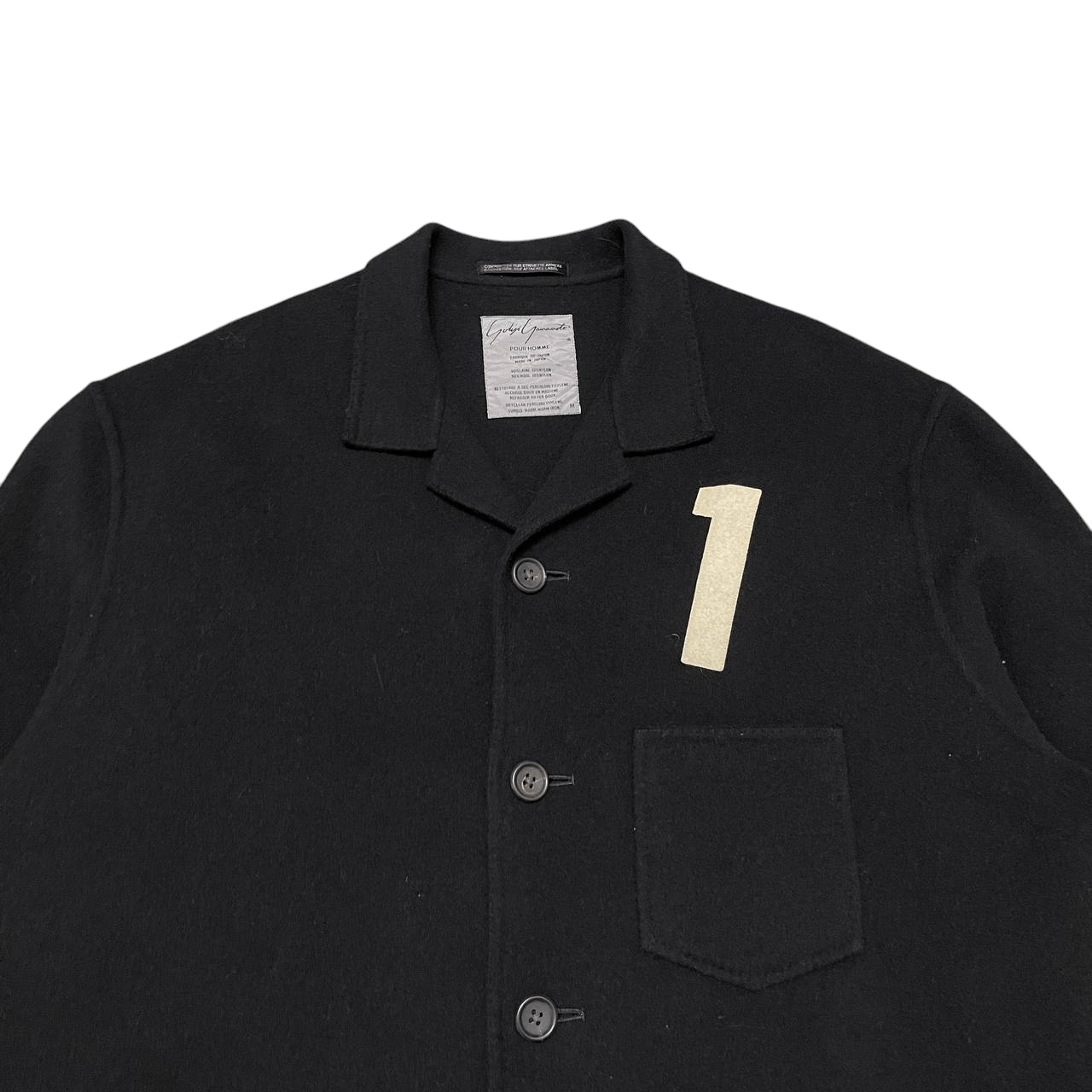 Yohji Yamamoto 80's YYPH Yohji Yamamoto Pour Homme Wool Jacket Size US M / EU 48-50 / 2 - 2 Thumbnail