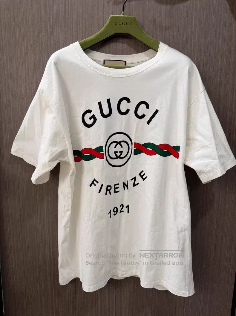 Gucci Gucci Hemp flower short sleeve Size US L / EU 52-54 / 3 - 1 Thumbnail