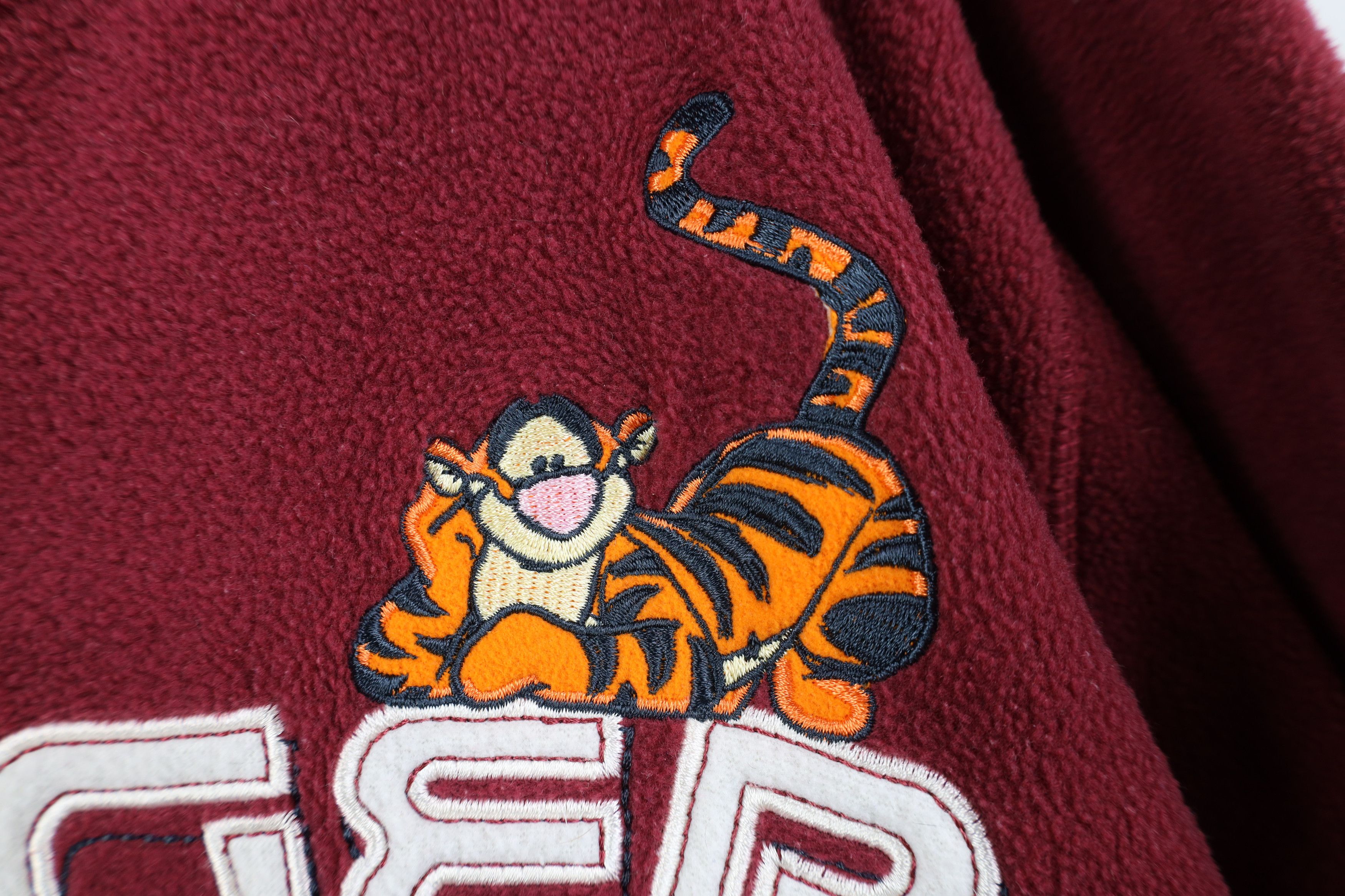 Disney Vintage 90s Disney Winnie the Pooh Tigger Fleece Cape Hoodie Size L / US 10 / IT 46 - 5 Thumbnail