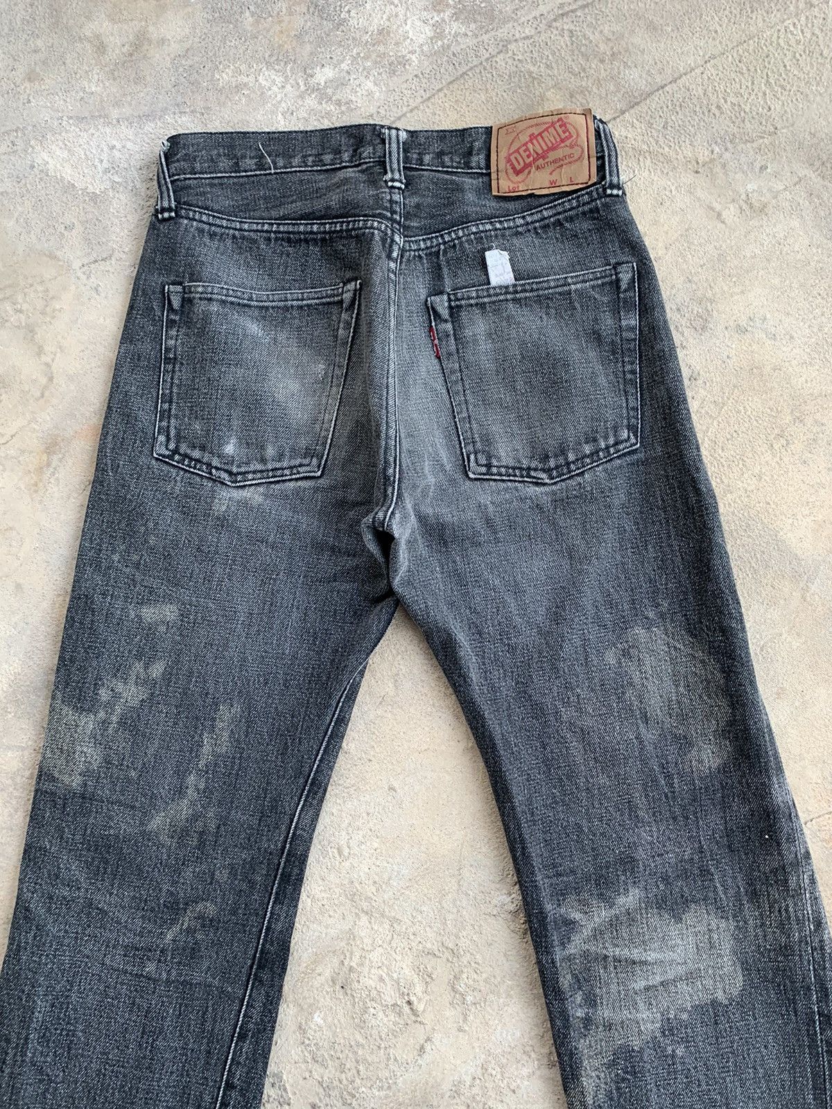 Denime × Japanese Brand Denime Selvedge Distressed Denim Size US 28 / EU 44 - 4 Thumbnail