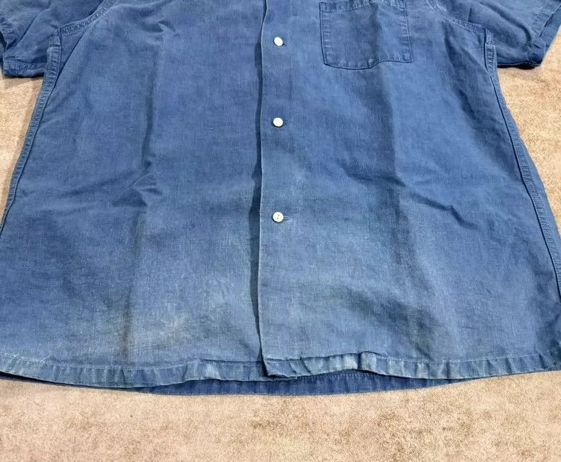 Visvim Visvim Fairway Short Sleeve Shirt Blue-2506 Size US S / EU 44-46 / 1 - 5 Thumbnail