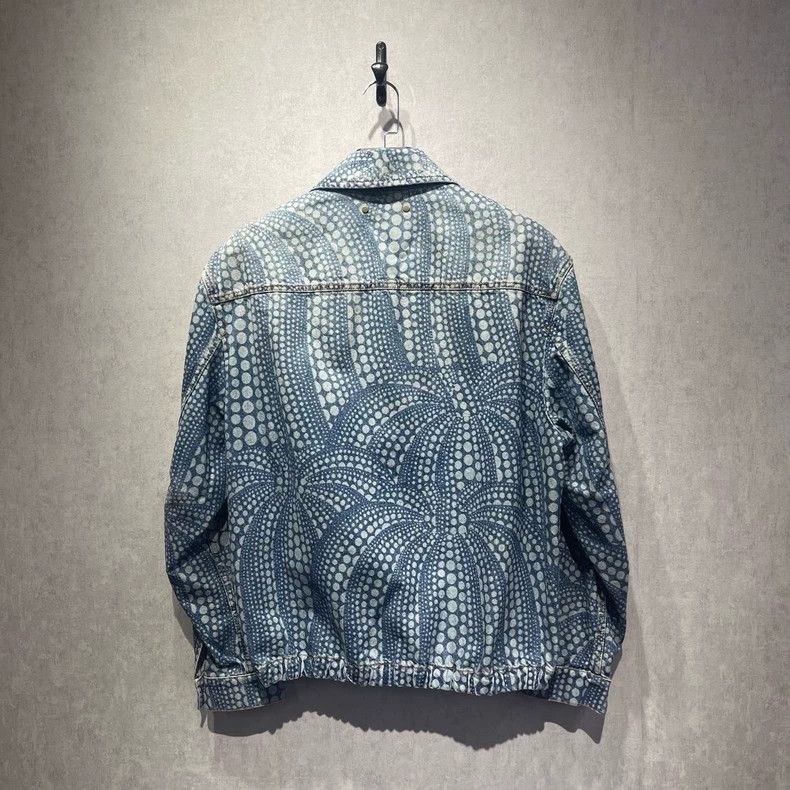 Louis Vuitton LOUIS VUITTON Pumpkin monogrammed embroidered denim jacket Size US S / EU 44-46 / 1 - 2 Thumbnail