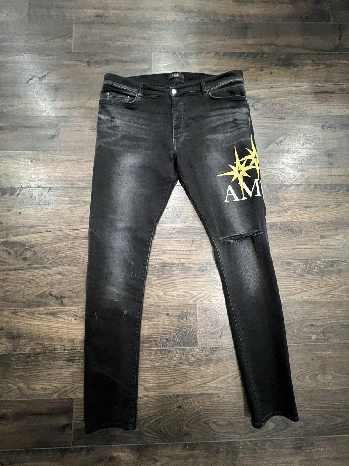 Amiri Amiri Starburst Applique Jeans Size US 38 / EU 54 - 2 Thumbnail