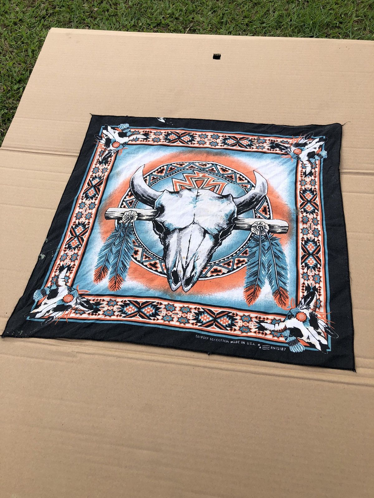 Japanese Brand Vintage Native American Navajo Bandana / Scarve / Scarf Size ONE SIZE - 6 Thumbnail
