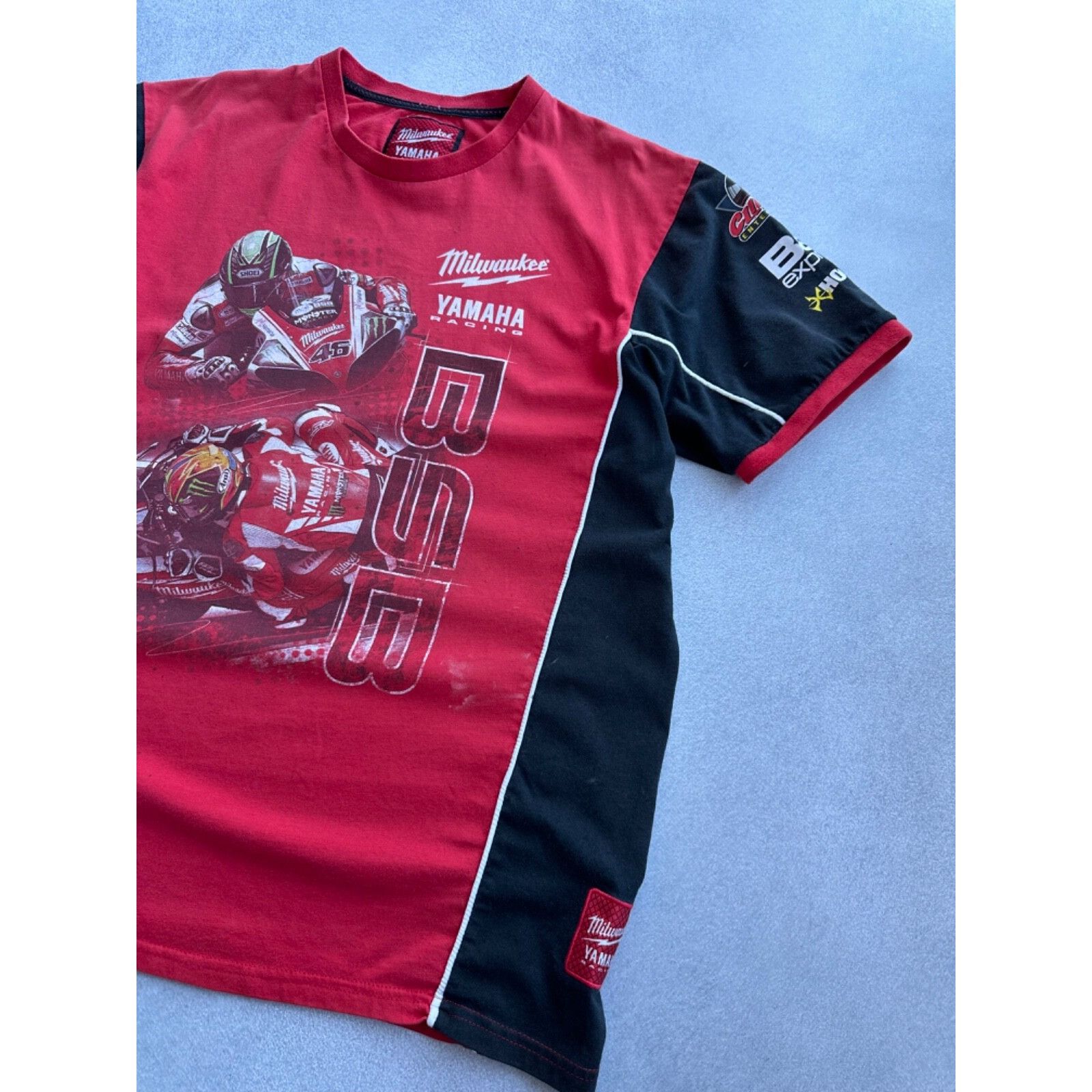 Yamaha VTG Yamaha Racing Milwaukee Monster Distressed T-shirt Size US XL / EU 56 / 4 - 8 Thumbnail