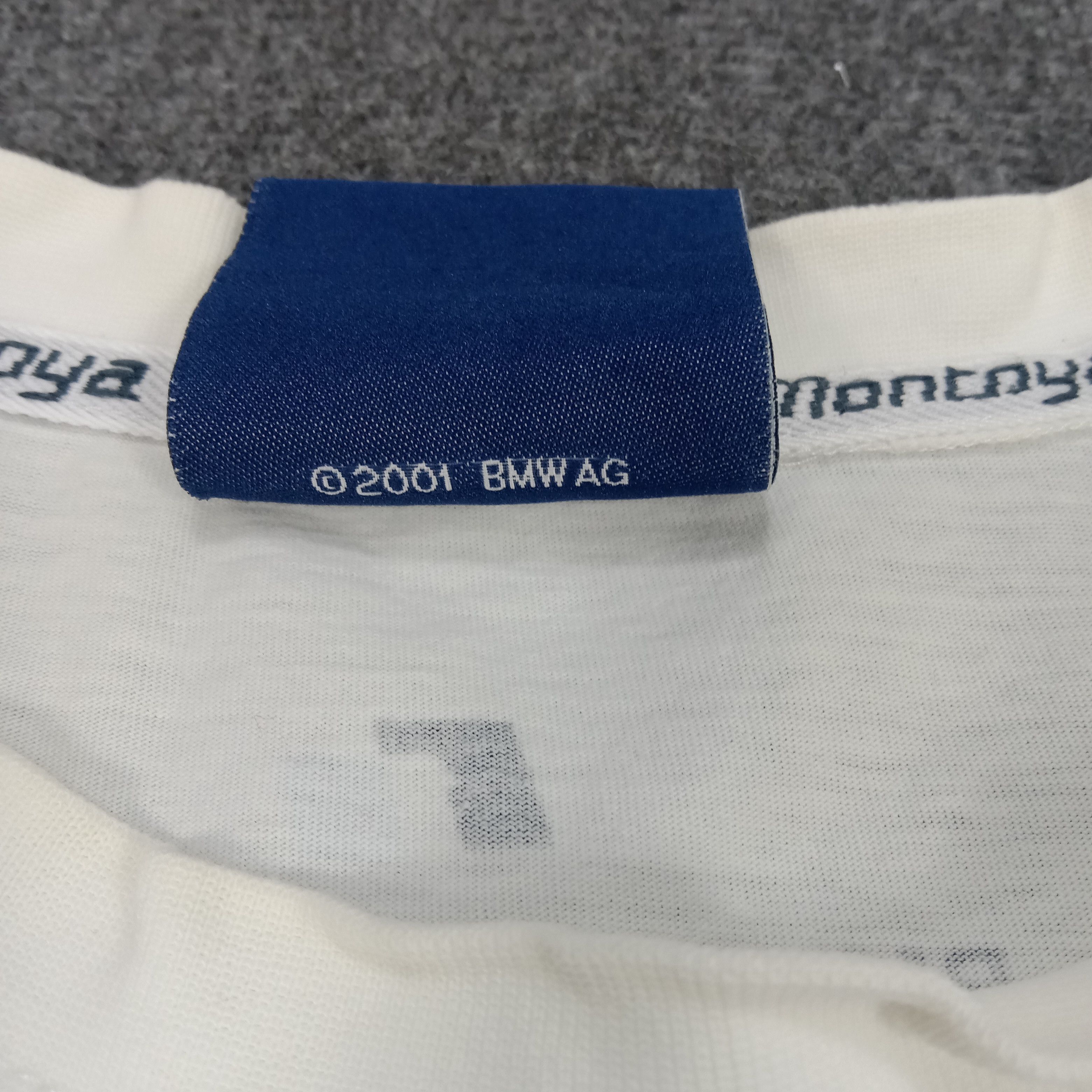 BMW × Vintage Montoya F1 BMW Williams Racing Tshirt Size US L / EU 52-54 / 3 - 4 Thumbnail