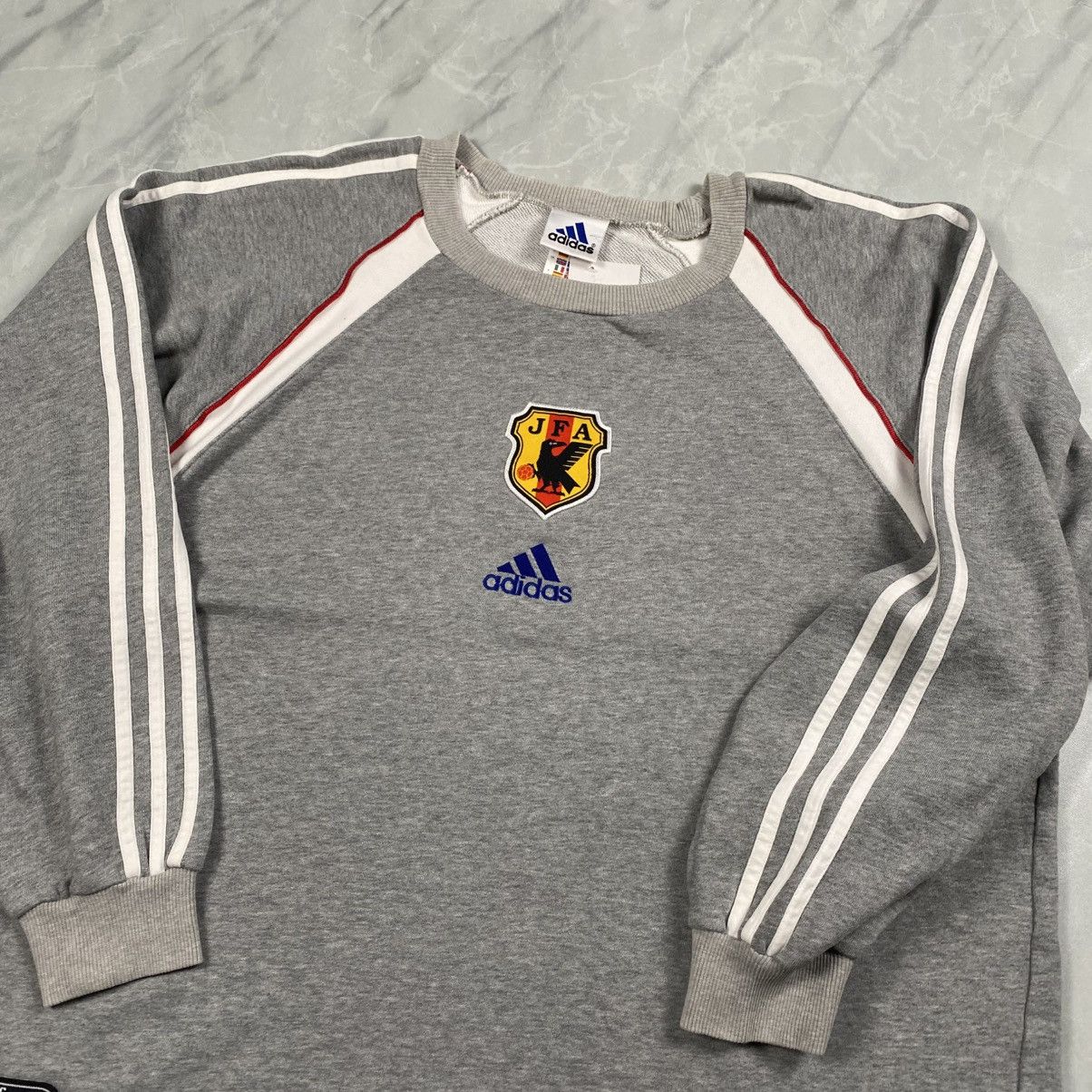 Vintage y2k Adidas Japan Football JFA Crewneck