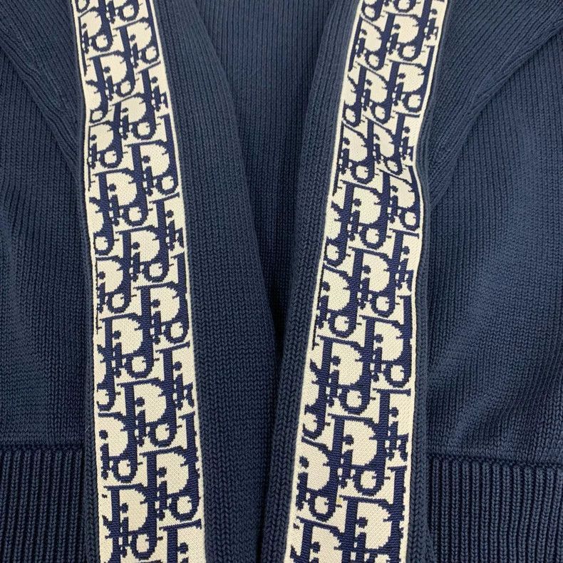 Dior Dior Blue Logo Sweater with Arm Print-2506 Size US M / EU 48-50 / 2 - 7 Thumbnail