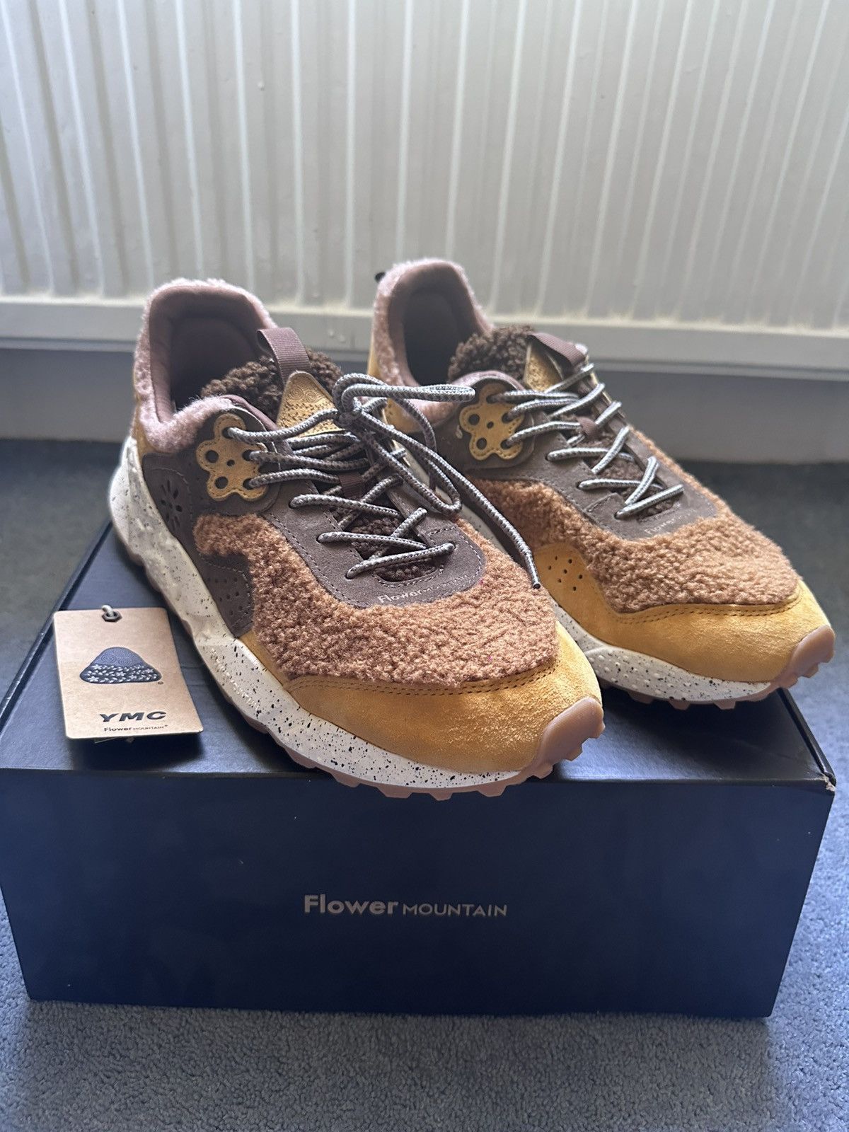 Other YMC x Flower Mountain suede / teddy bear sneakers Size US 10.5 / EU 43-44 - 4 Thumbnail