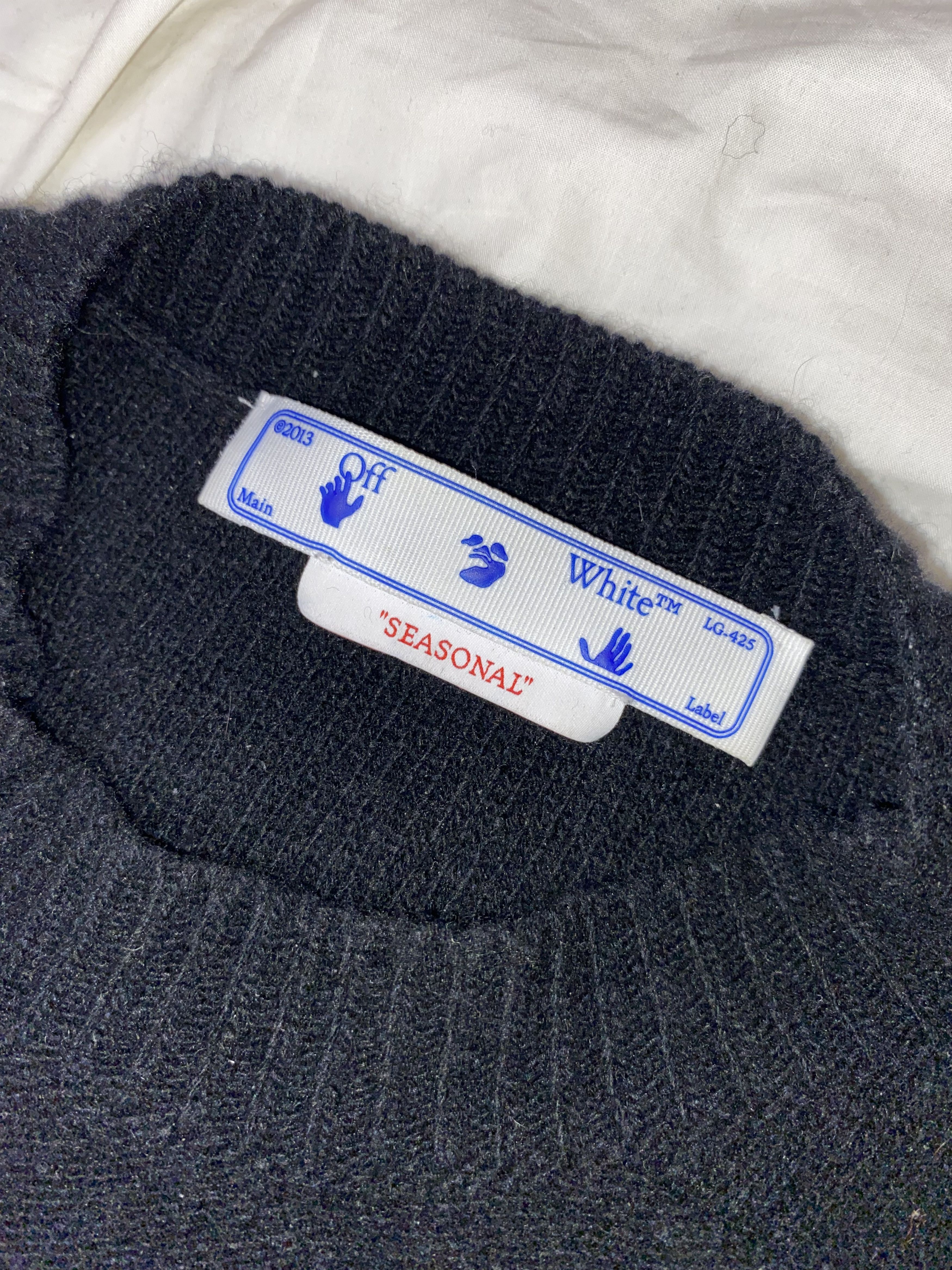 Off-White Arrows Intarsia Wool Jumper Size US M / EU 48-50 / 2 - 3 Thumbnail
