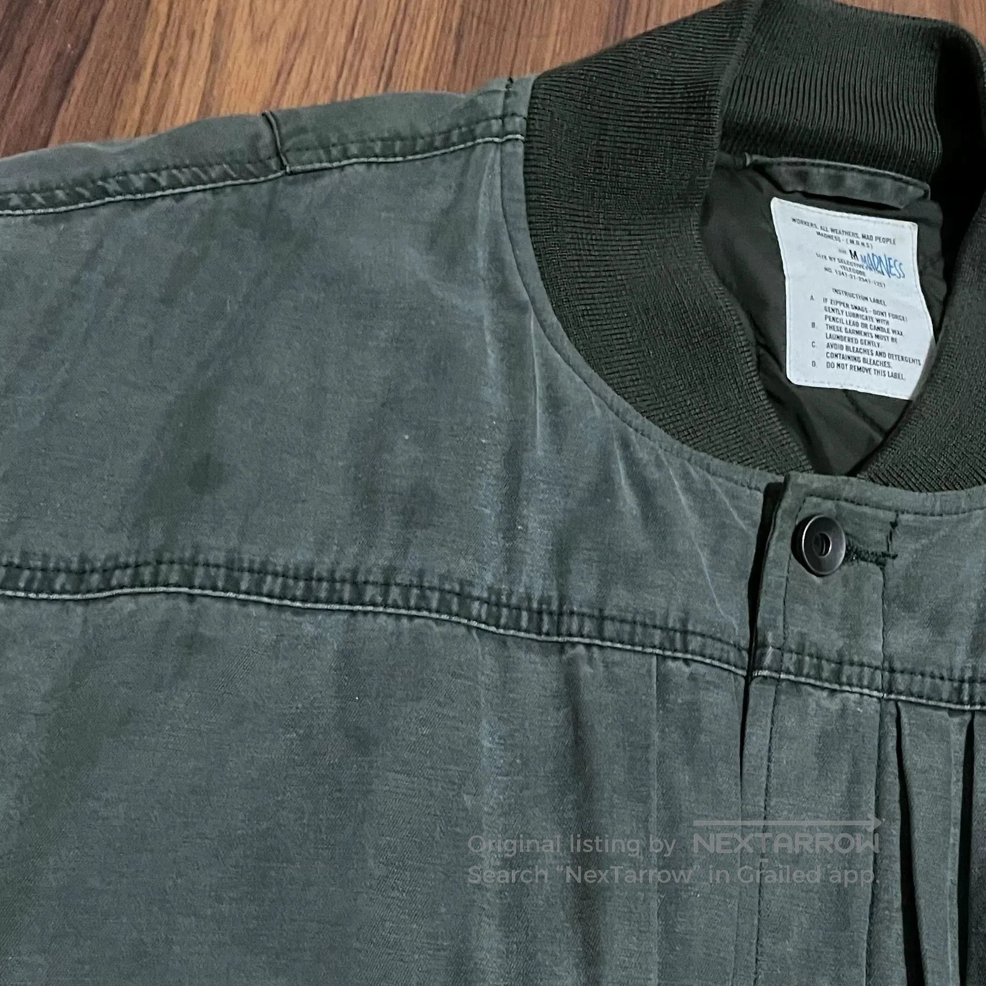 Madness MADNESS 20AW MA1 Cotton Jacket. Size US M / EU 48-50 / 2 - 5 Thumbnail