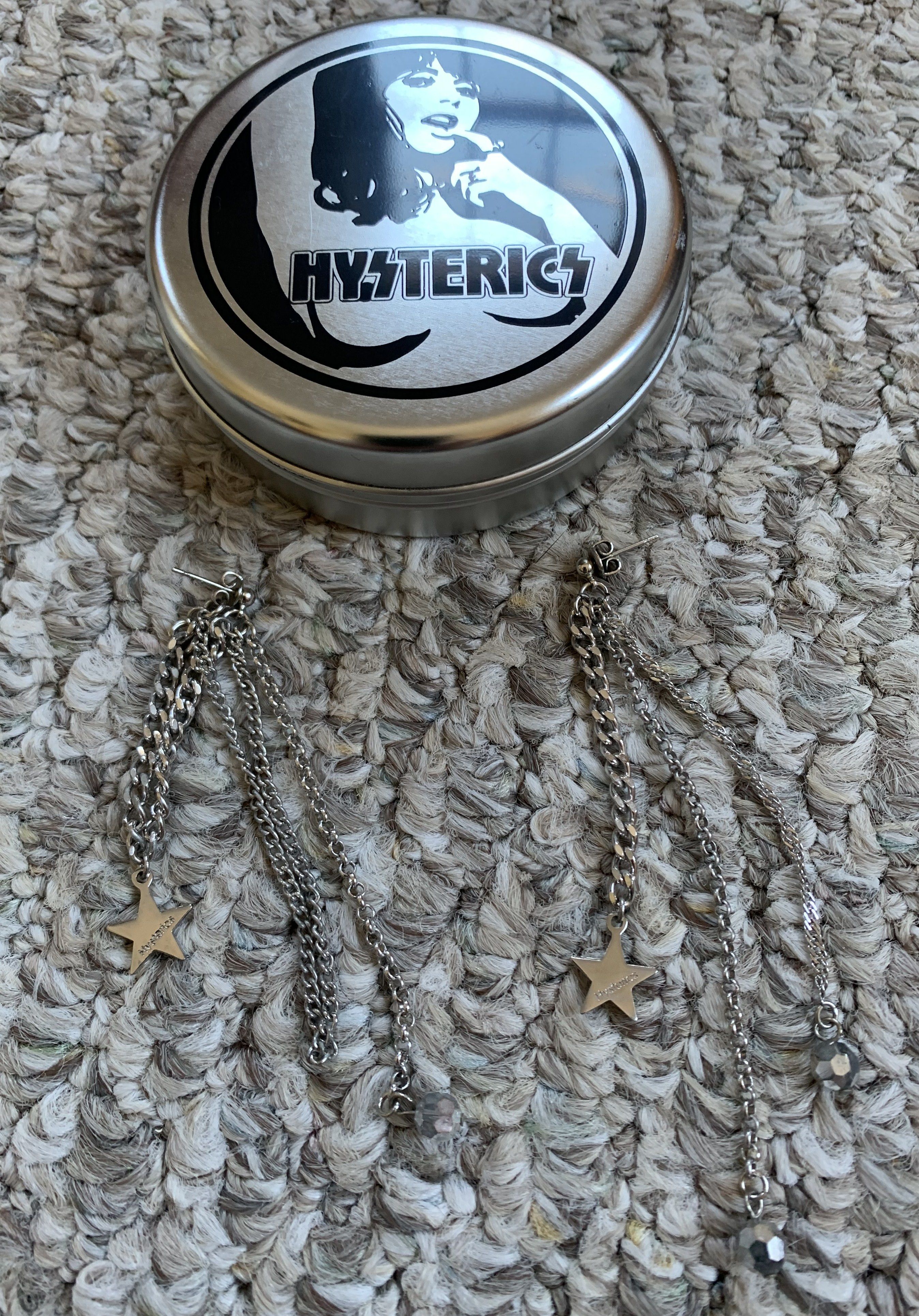 Hysteric Glamour Hysteric Glamour Chains & Stars Earrings + Case Size ONE SIZE - 3 Thumbnail