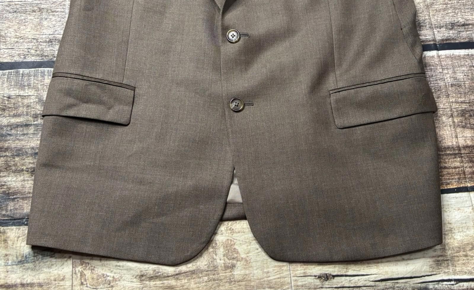 Lauren Ralph Lauren Lauren Ralph Lauren Blazer Jacket Mens 42R Wool Cashmere Size 42R - 6 Thumbnail