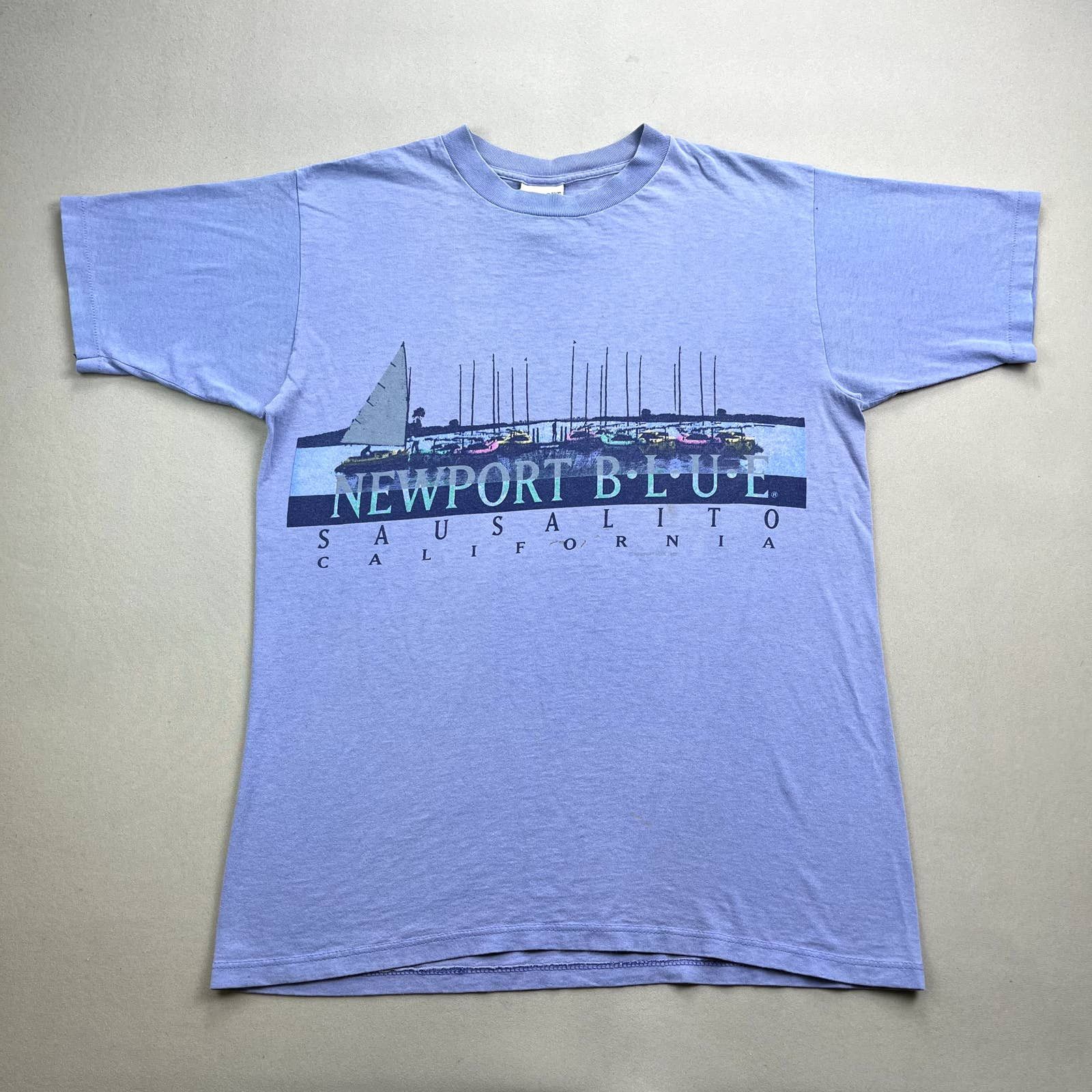 newport blue shirts vintage