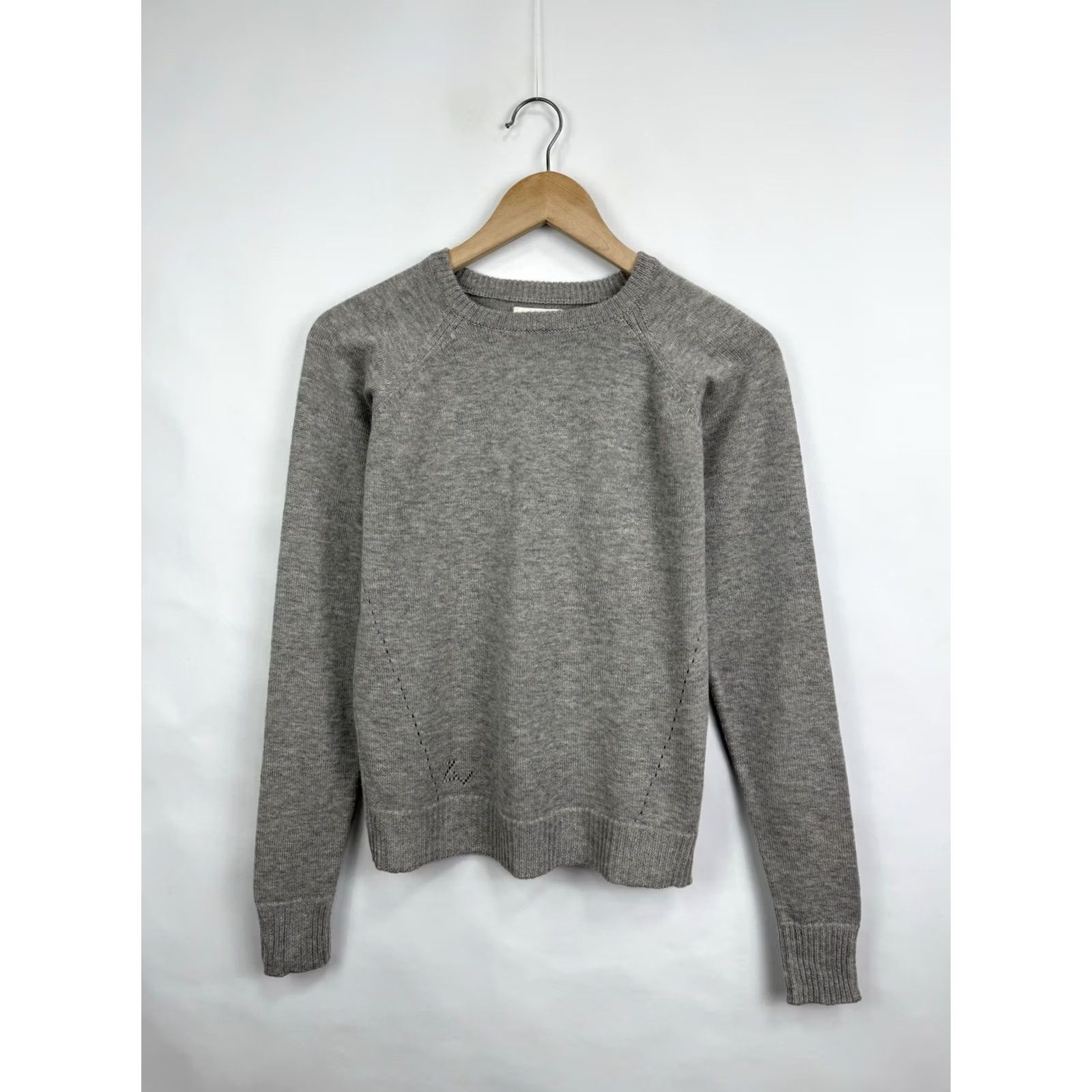 Zadig & Voltaire VINTAGE Zadig & Voltaire Wool Cashmere Sweater Butterfly Skull Size S Gray Womens Pullover Mask Embroidery US/Italy Y2K Size S / US 4 / IT 40 - 3 Thumbnail