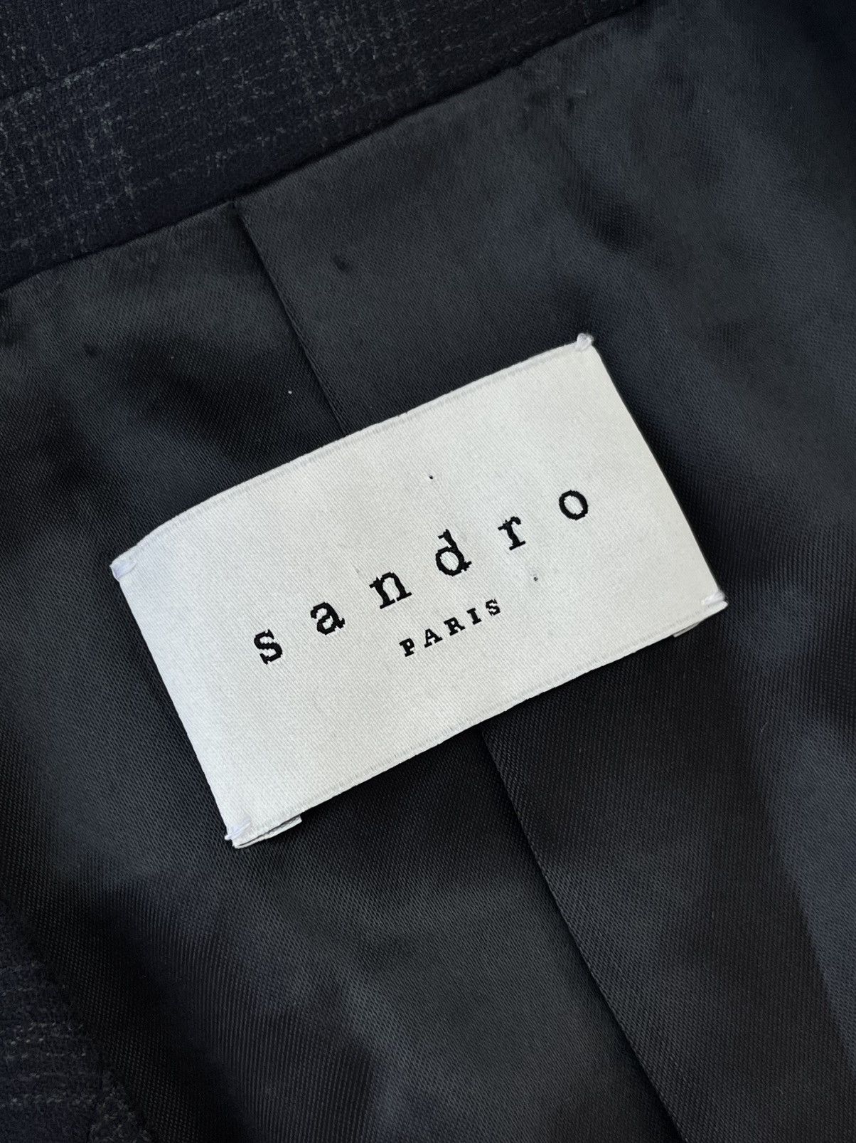 Sandro Sandro Paris Wool Suit Blazer + Trousers Size 50R - 8 Thumbnail