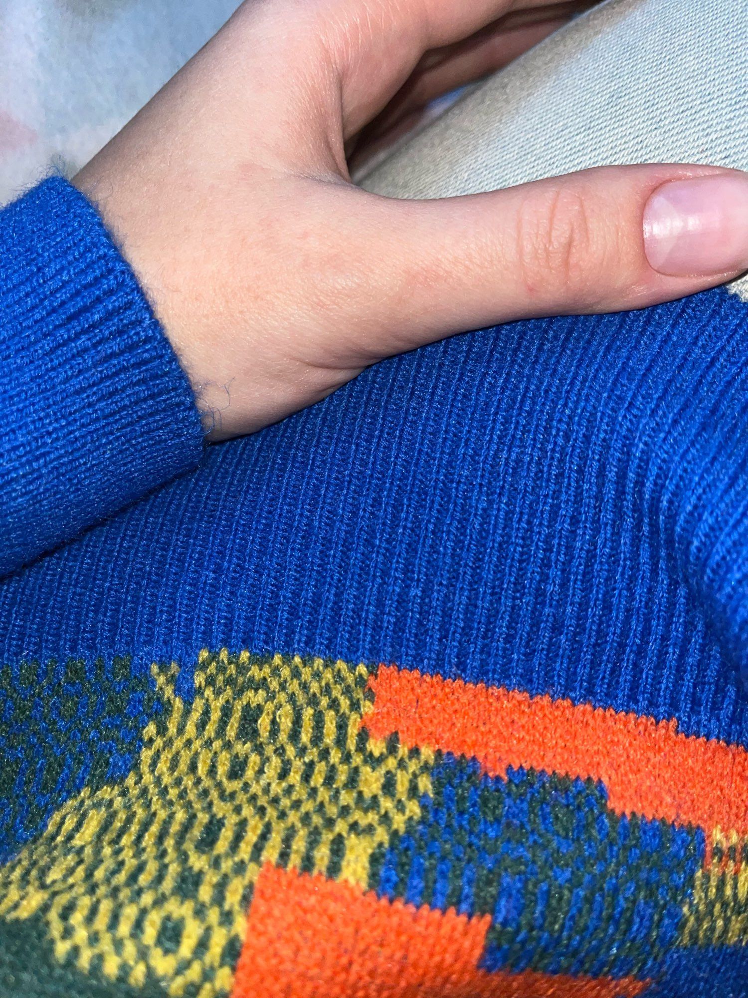 Japanese Brand × Vintage Winter knitted sweater japanese crewneck Size US M / EU 48-50 / 2 - 4 Thumbnail