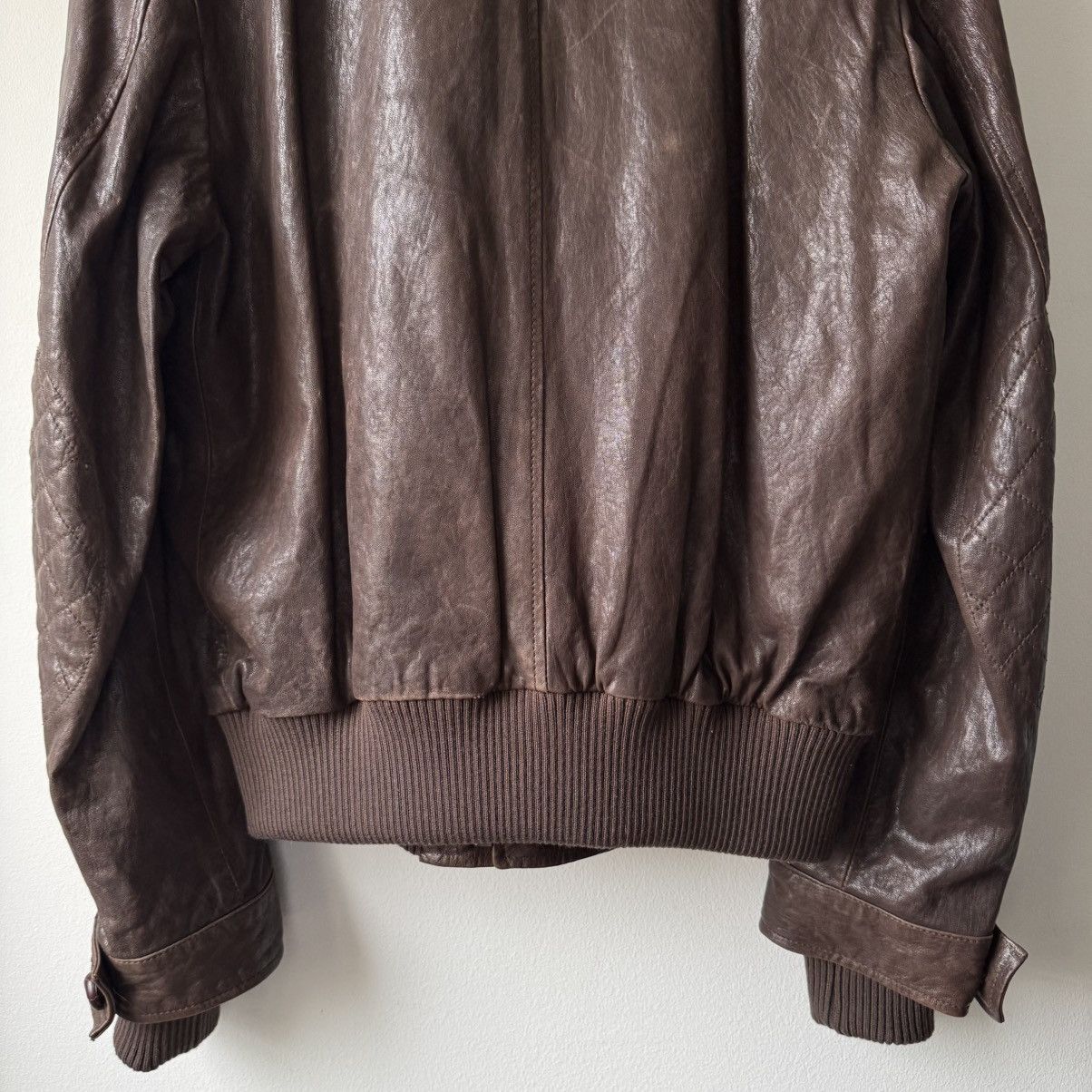 Dolce & Gabbana Dolce & Gabbana FW2005 Double Layered Bomber Leather Jacket Size US L / EU 52-54 / 3 - 9 Thumbnail