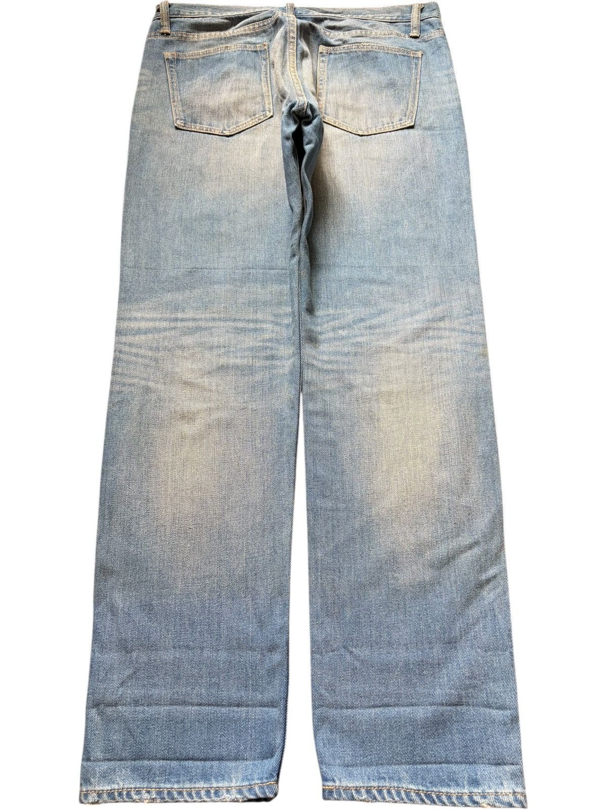 MOUSSY Vintage Azul Moussy Patches Distressed Jeans Size 32" / US 10 / IT 46 - 2 Thumbnail