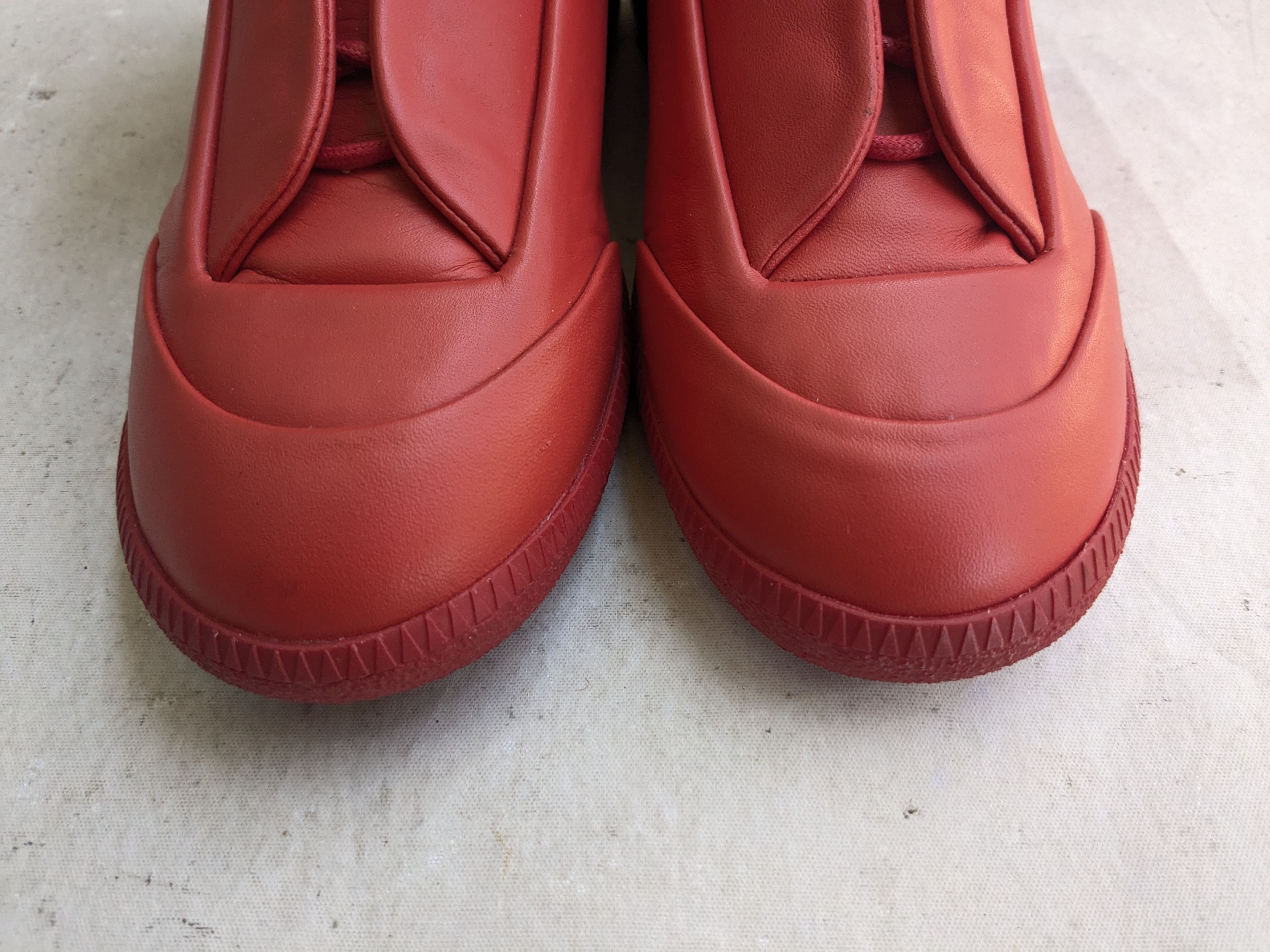 Maison Margiela Maison Margiela Future Red Black 38.5 8.5 High Size US 8.5 / IT 38.5 - 2 Thumbnail