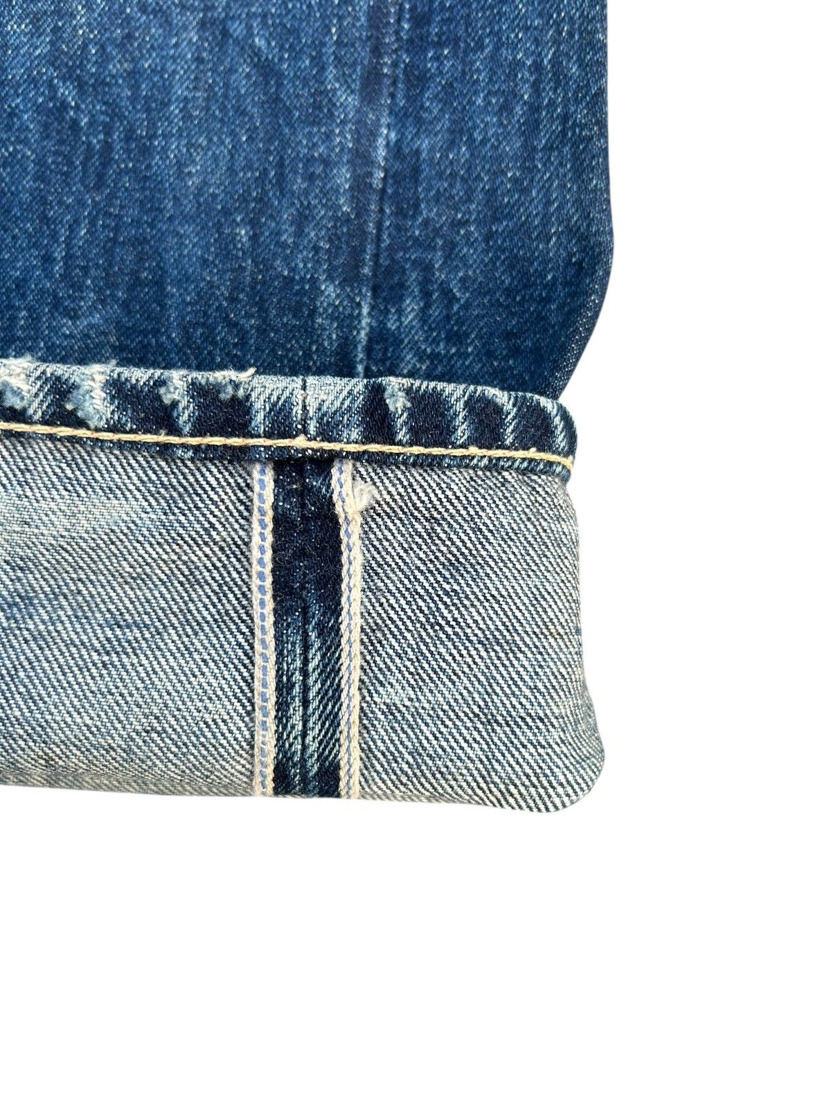 Kapital Thrashed Vintage Studio Dartisan Selvedge Denim Jeans Size US 31 - 3 Thumbnail