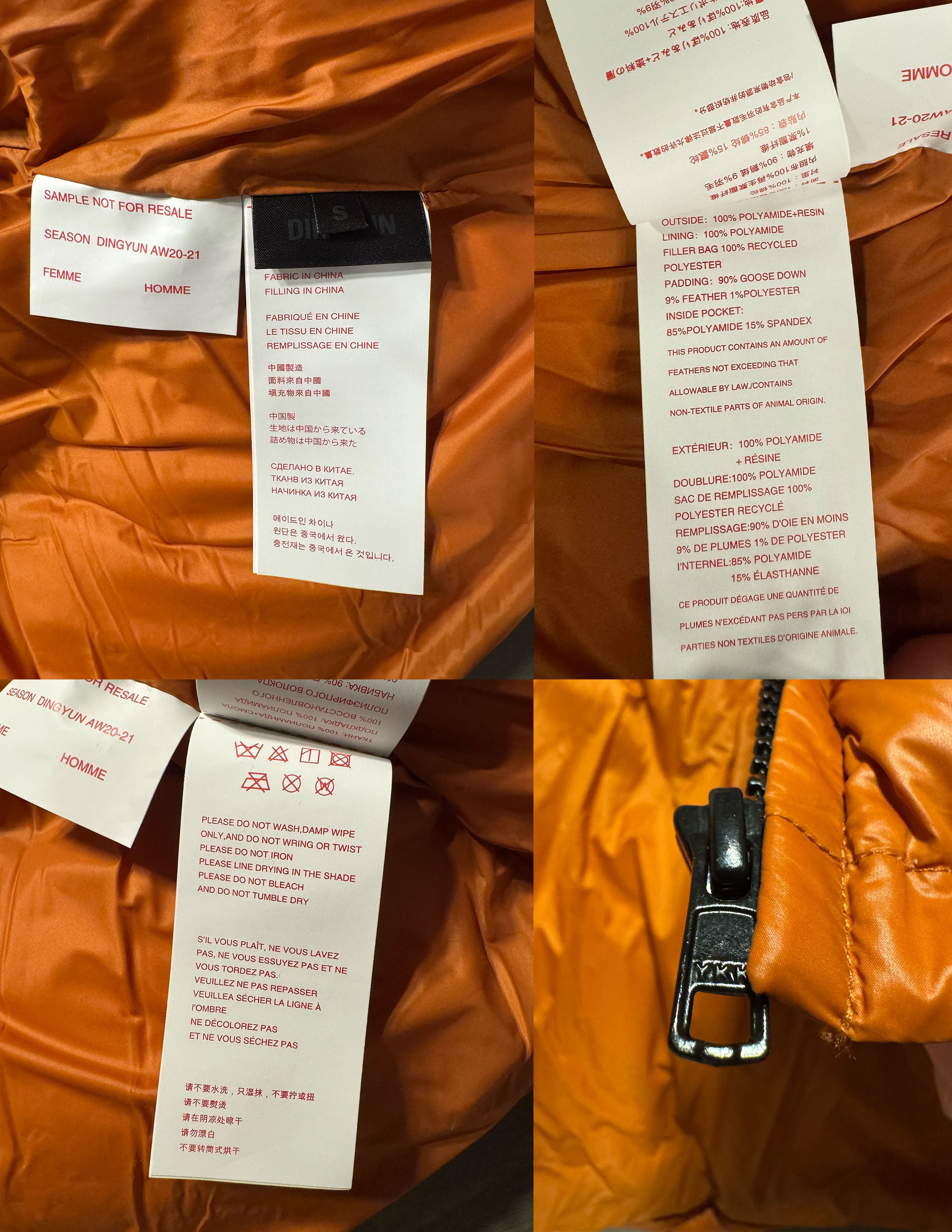 Dingyun Zhang DINGYUN ZHANG AW20-21 Puffer Jacket Sample Size US S / EU 44-46 / 1 - 7 Thumbnail