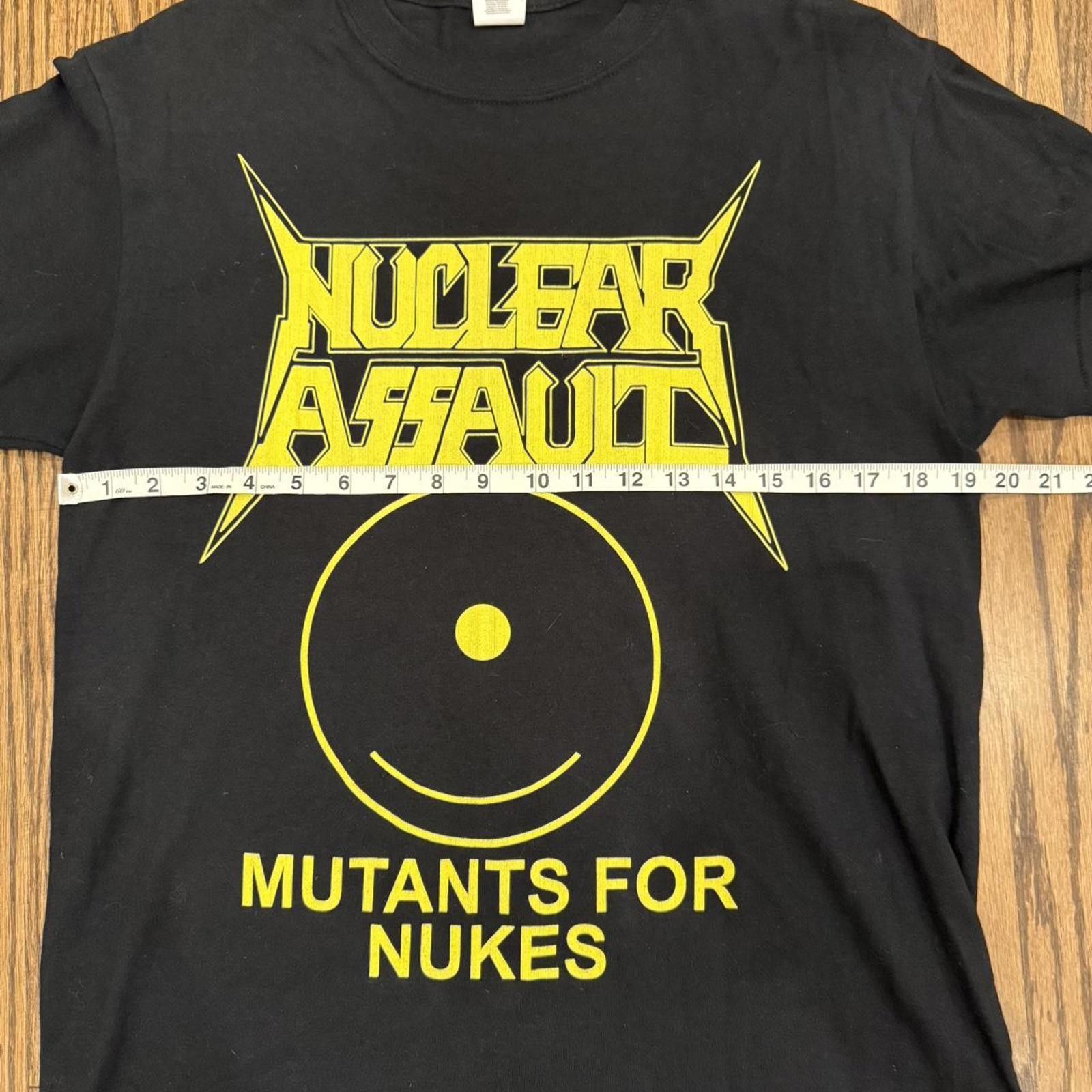 Gildan Nuclear Assault - Mutants for Nukes Shirt - M Size US M / EU 48-50 / 2 - 3 Thumbnail