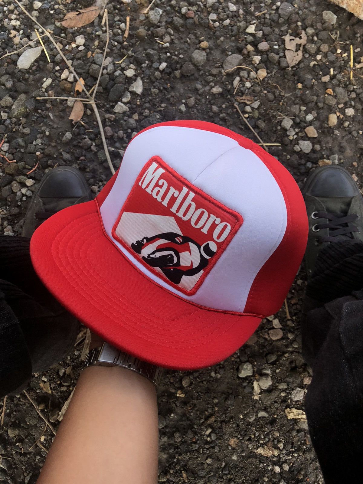Marlboro 🔥RARE🔥 VINTAGE MARLBORO MOTO GP HAT Size ONE SIZE - 3 Thumbnail