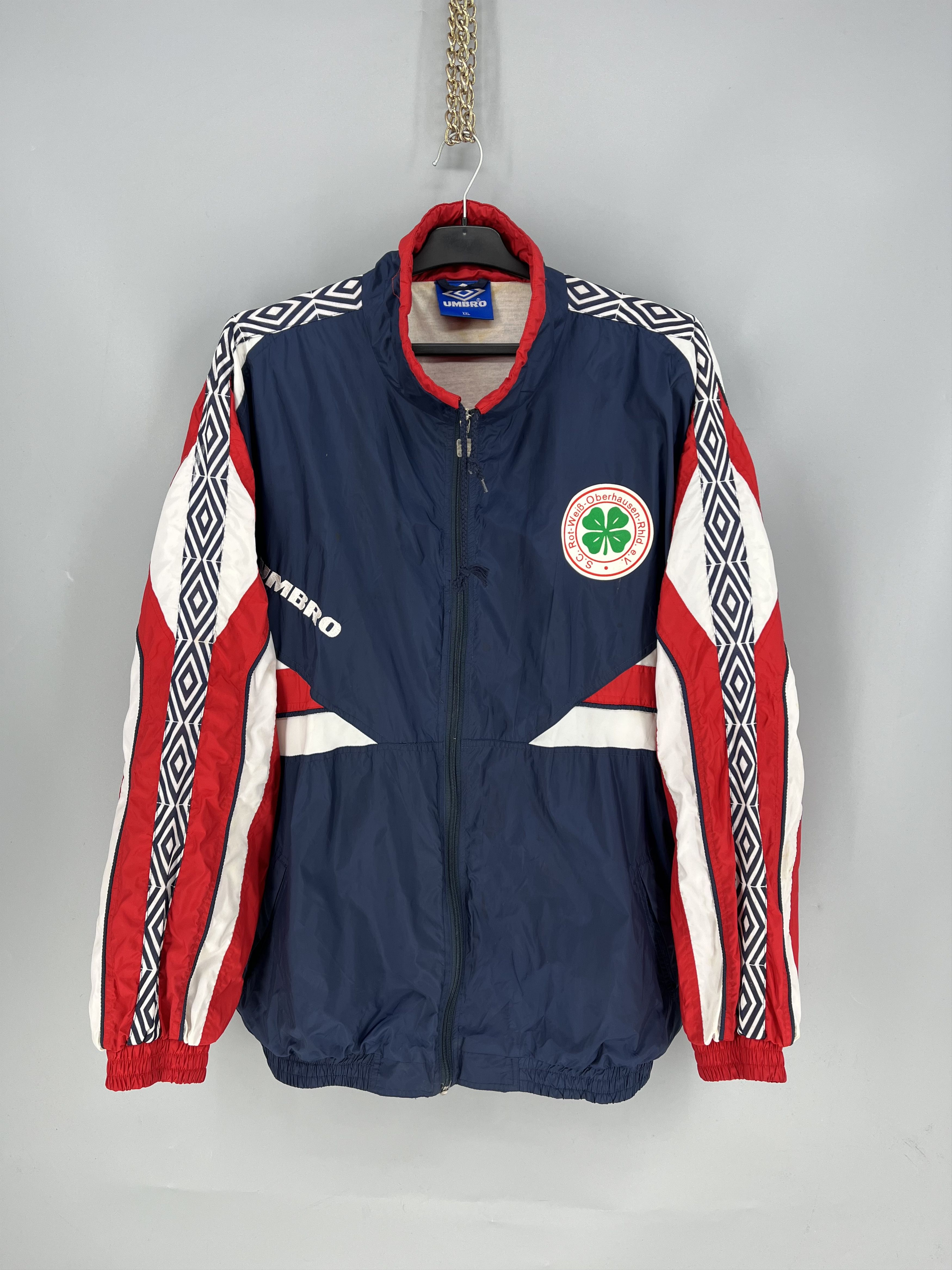 Umbro Vintage Umbro RW Oberhausen KONVENT Track Jacket XXL 90s Size US XXL / EU 58 / 5 - 1 Thumbnail