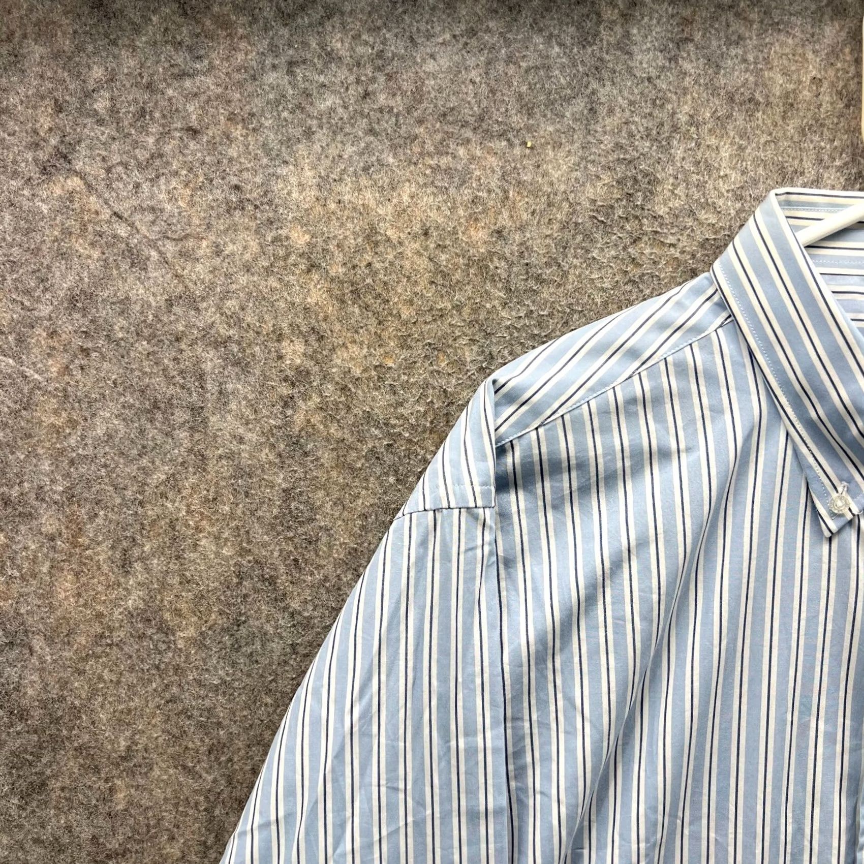 Vintage Pennington & Bailes Shirt Mens XL Blue Striped Button-Up Preppy Oxford Long Sleeve Size US XL / EU 56 / 4 - 6 Thumbnail