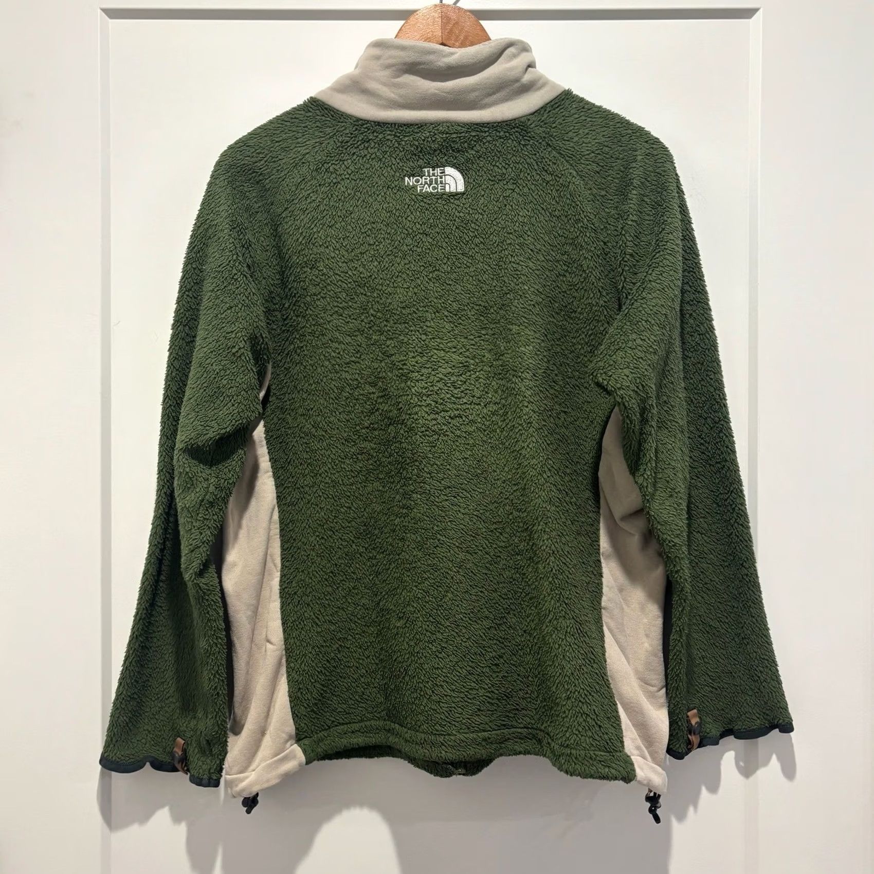 The North Face The North Face Osito Fleece Jacket XL Women Green Tan Full Zip High Pile Soft Size XL / US 12-14 / IT 48-50 - 5 Thumbnail