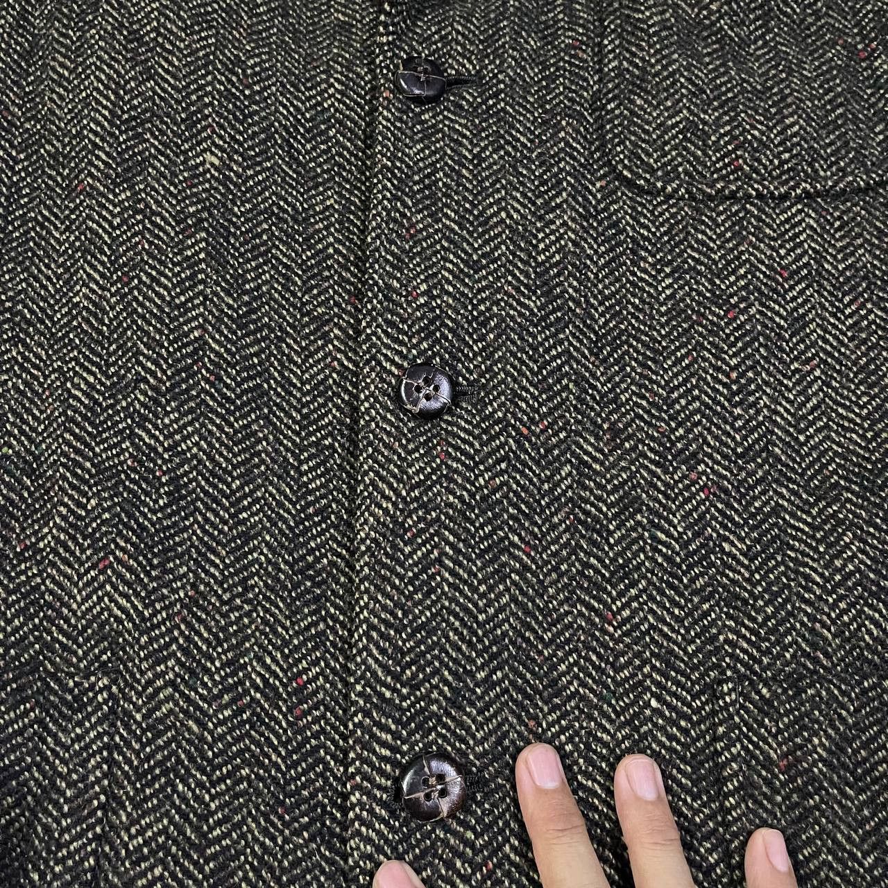 Comme des Garcons Homme AD1994 Comme des Garcons Homme Herringbone Wool Tweed Jacket Size US M / EU 48-50 / 2 - 5 Thumbnail