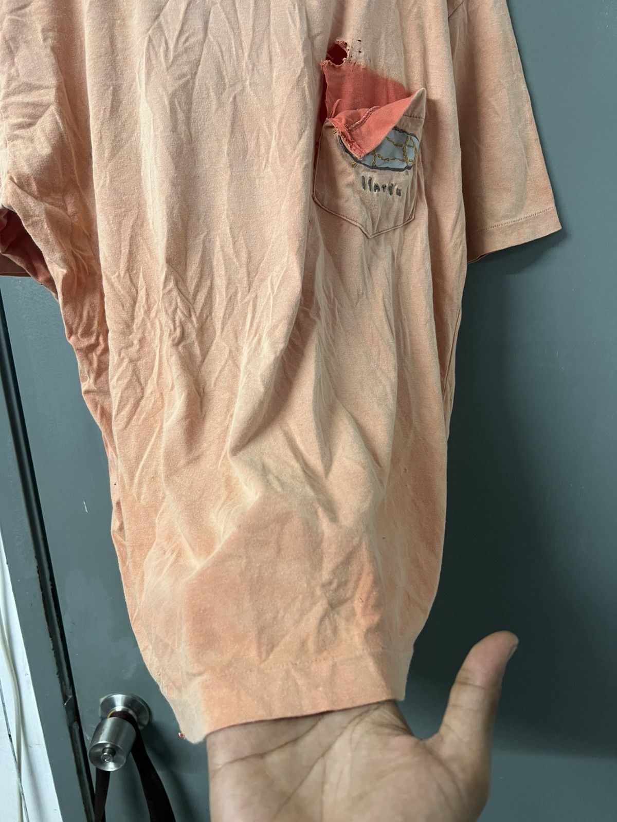 Vintage VINTAGE THRASHED SUN FADED ERD GRUNGE TEE Size US L / EU 52-54 / 3 - 6 Thumbnail