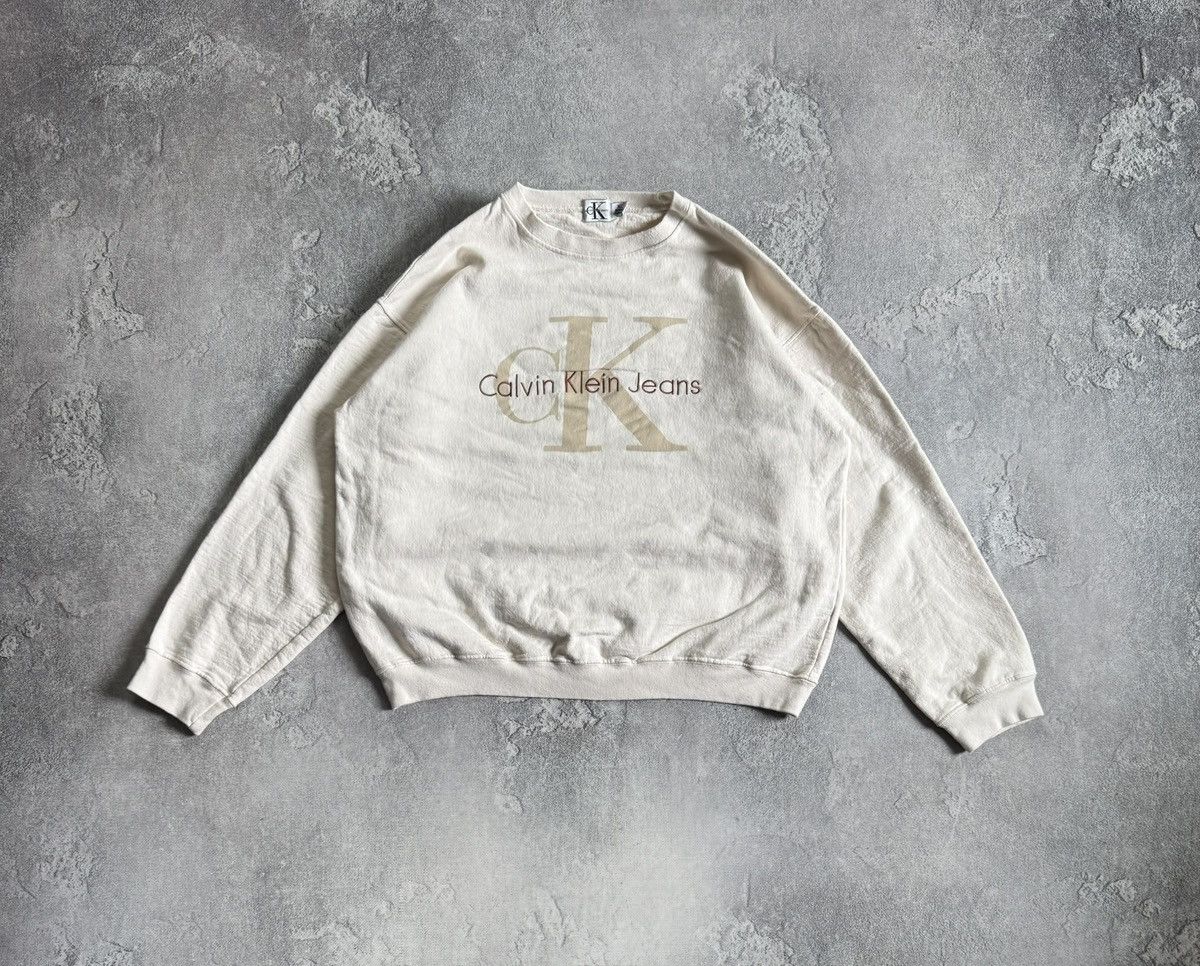 Calvin Klein Calvin Klein XL/size retro vintage 90s sweatshirts jumper Size US XL / EU 56 / 4 - 5 Thumbnail