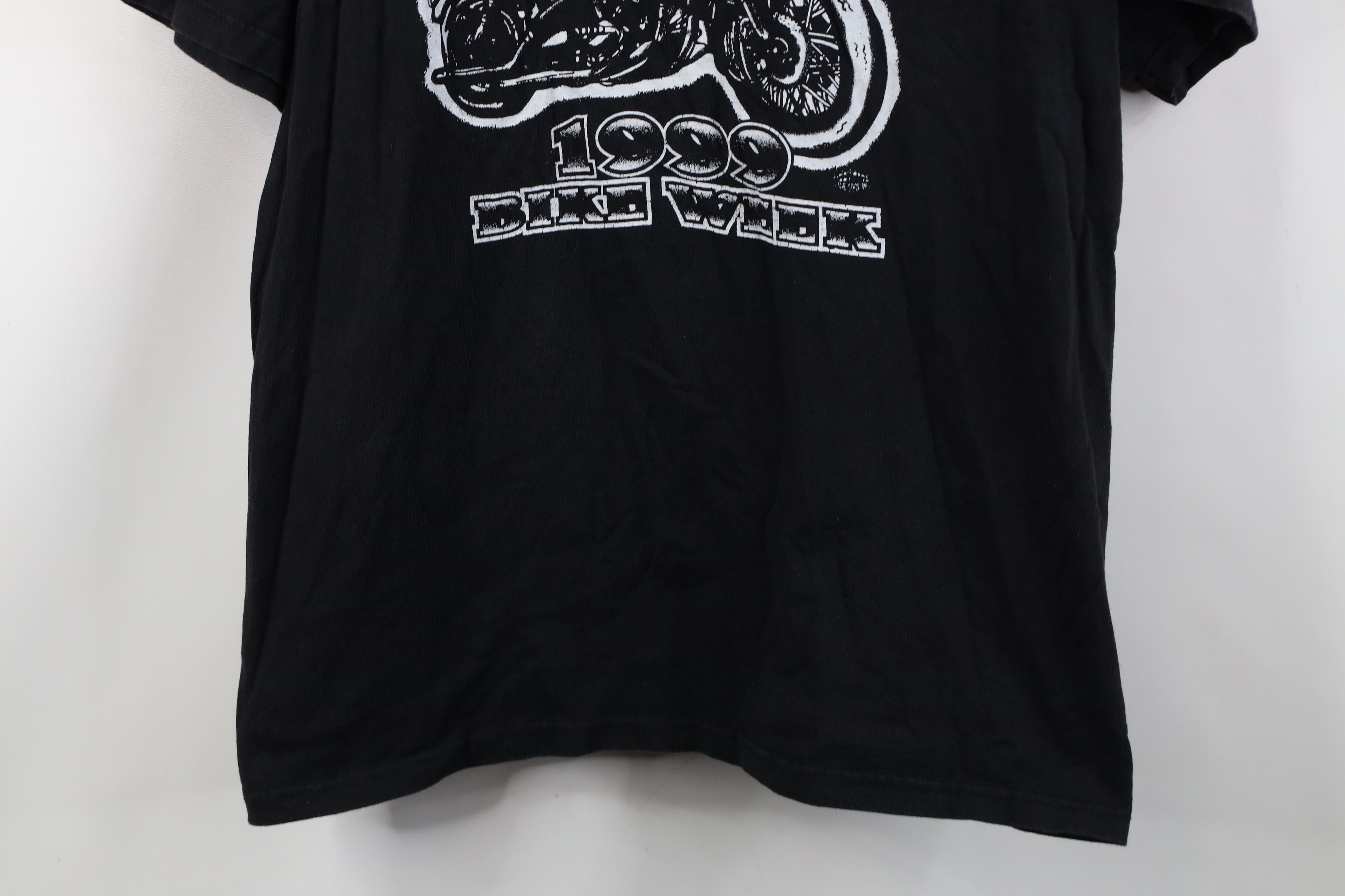 Vintage Vintage 90s 1999 Daytona Beach Bike Week Motorcycle T-Shirt Size US L / EU 52-54 / 3 - 3 Thumbnail