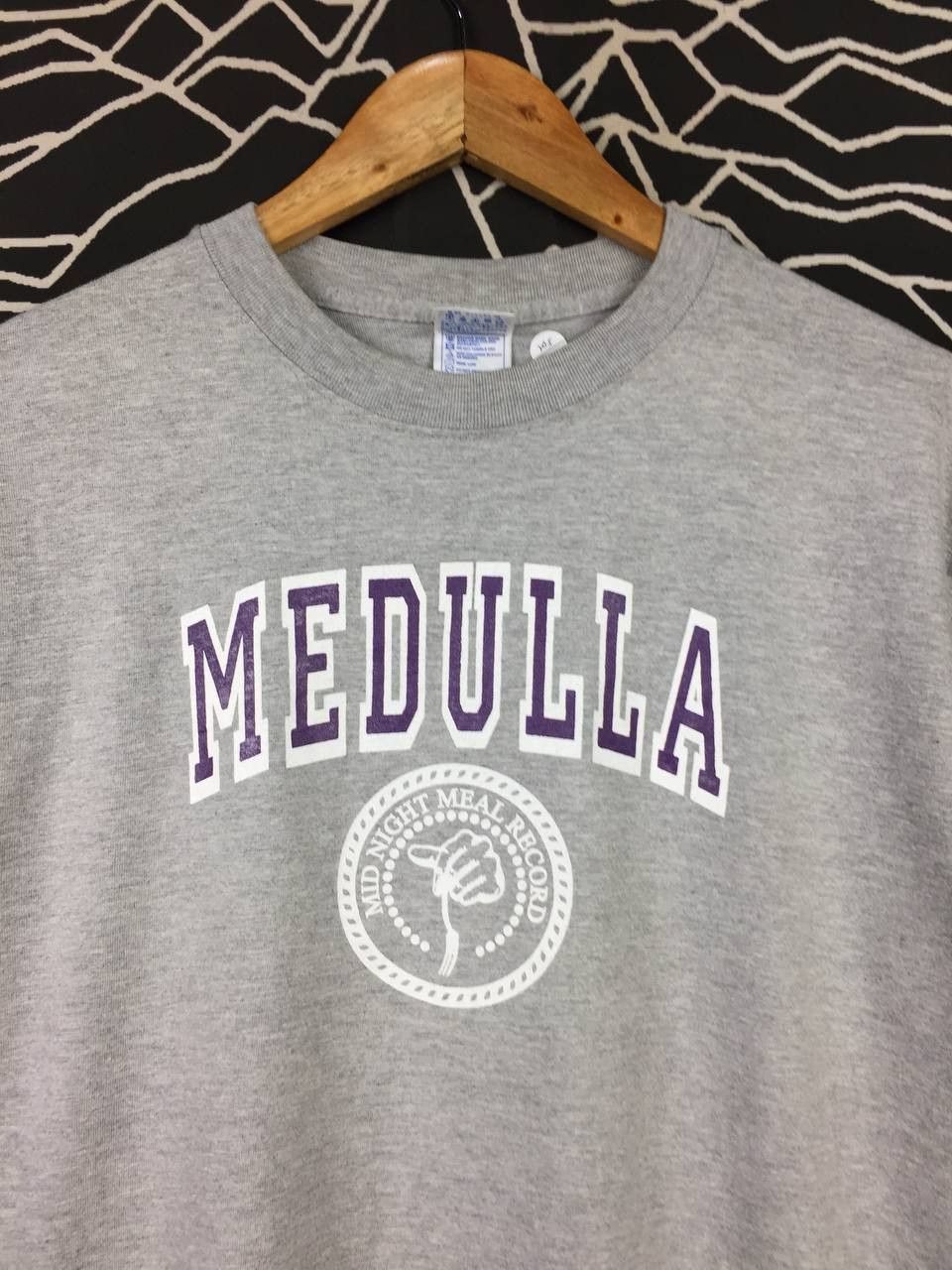 Band Tees Vtg Medulla MidNight Meal Records Japanese Hip Hop Rap Tees Size US L / EU 52-54 / 3 - 3 Thumbnail