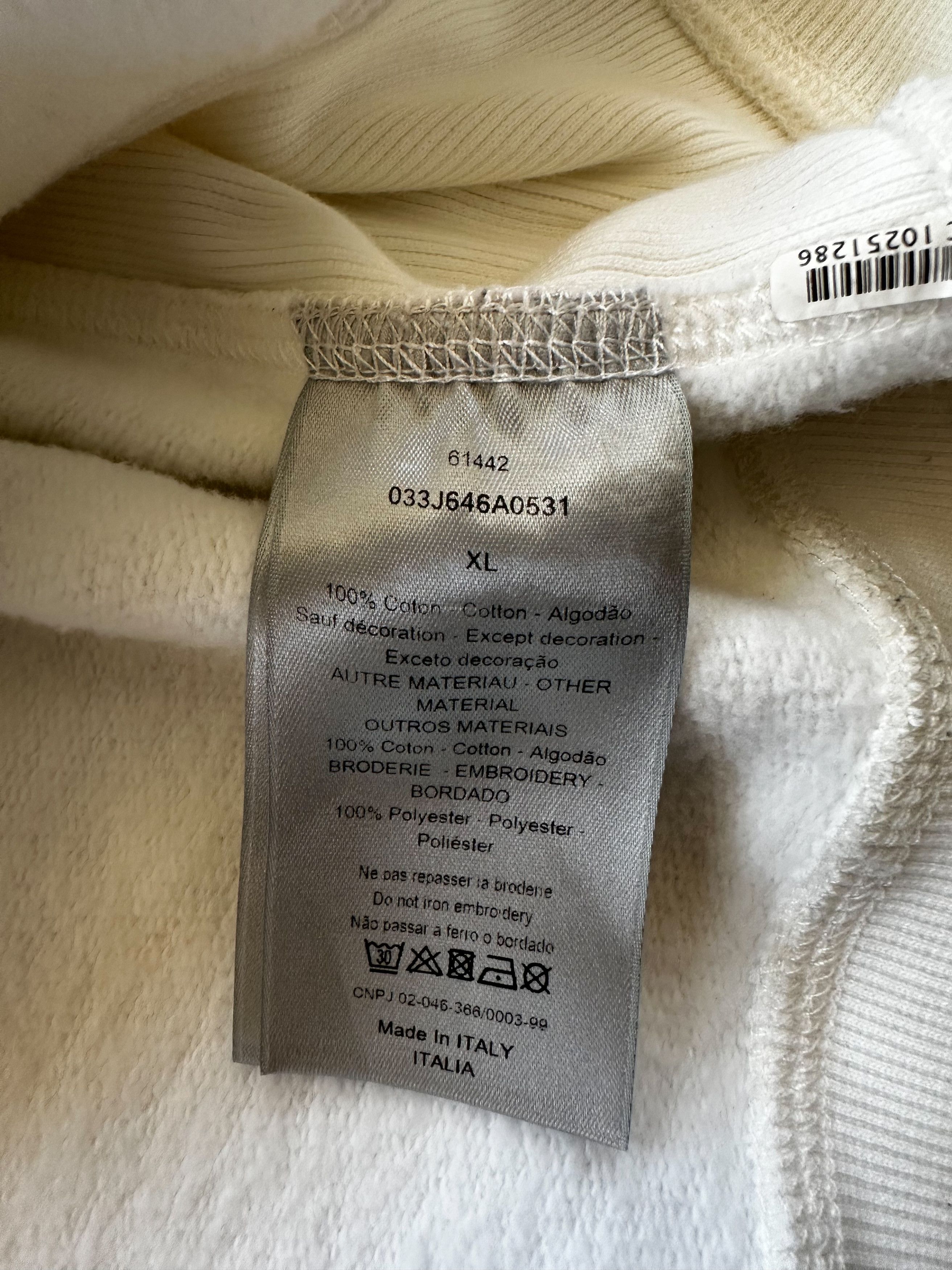 Dior × Stussy Dior Stussy White Shock The World Hoodie Size US XL / EU 56 / 4 - 5 Thumbnail