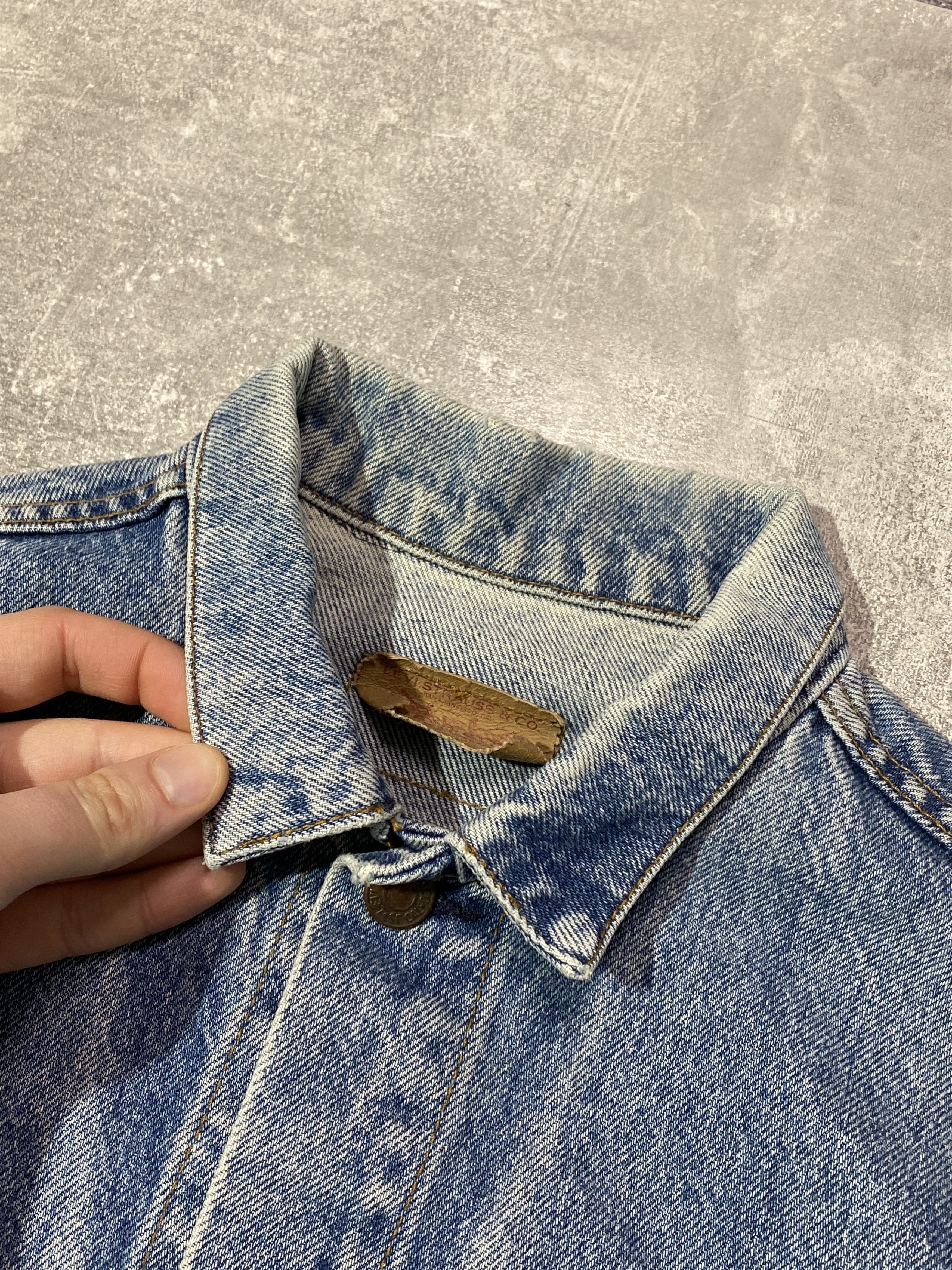 Levi's Vintage 90s Made In USA Levis Denim Jacket Size US S / EU 44-46 / 1 - 3 Thumbnail